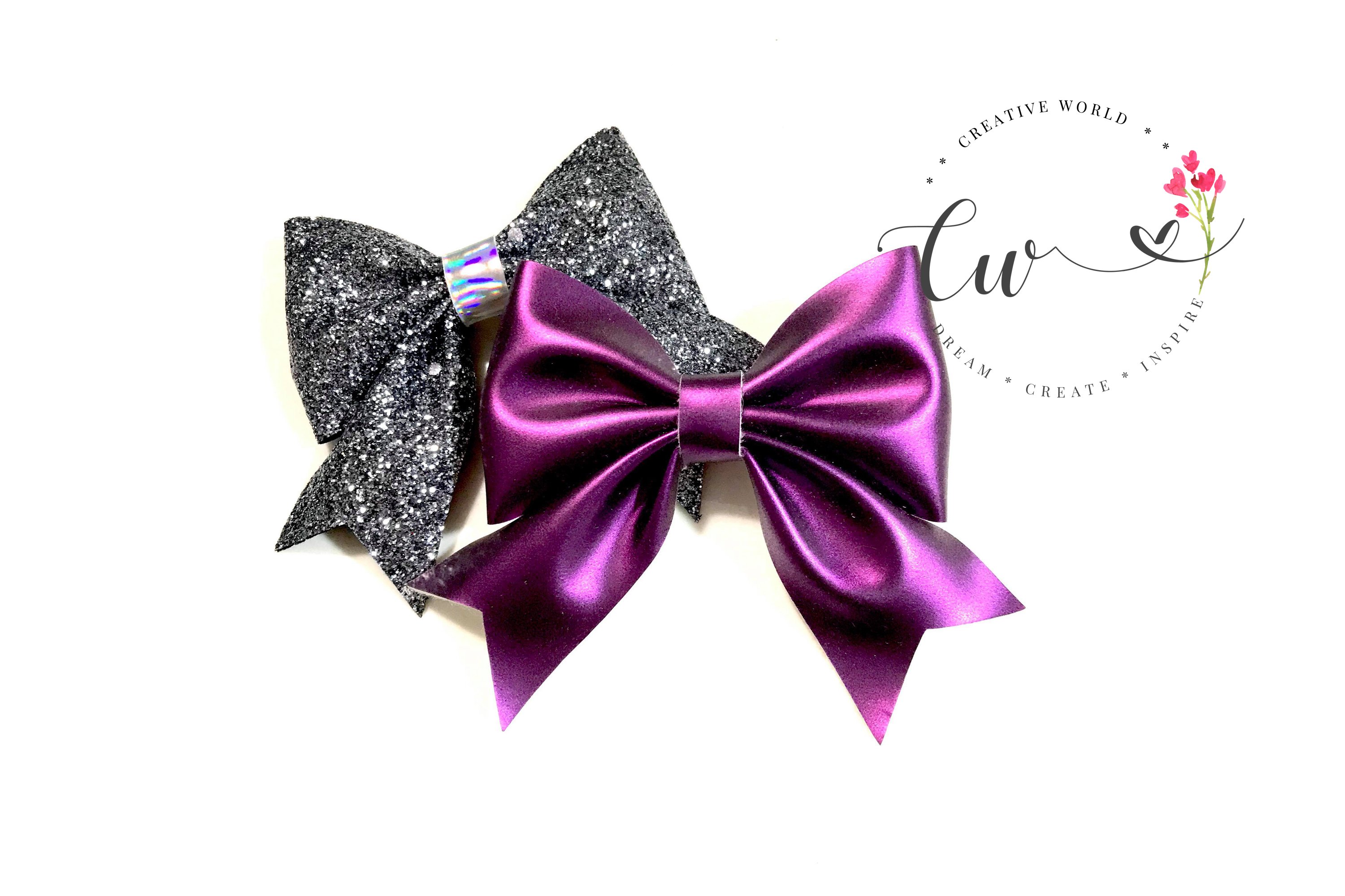 Classic Pinch Bow Digital Template | Pinch Bow Template (264882) | SVGs ...