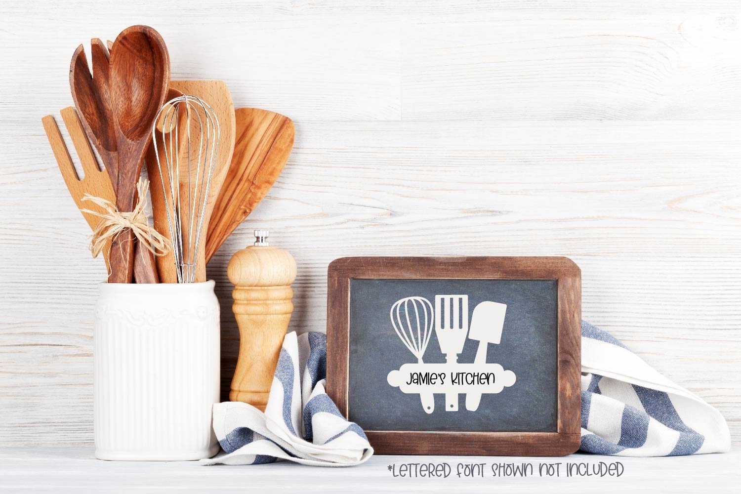 Kitchen Font Duo of Silly Kitchen Letters & Doodles (446811