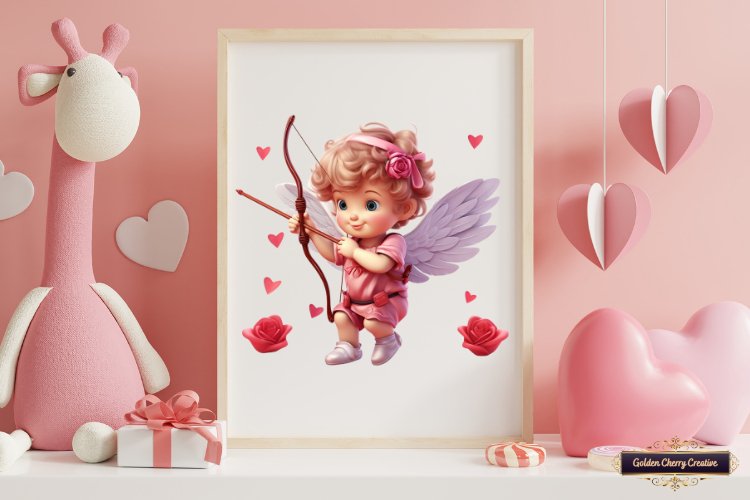 Valentine's Day Clipart Bundle | 40 Love PNG Files