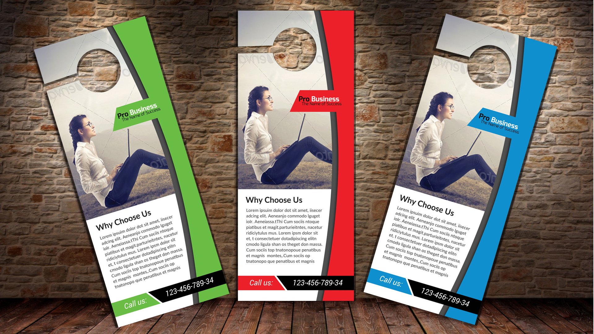 Business Marketing Door Hangers (56731) Card Making Design Bundles