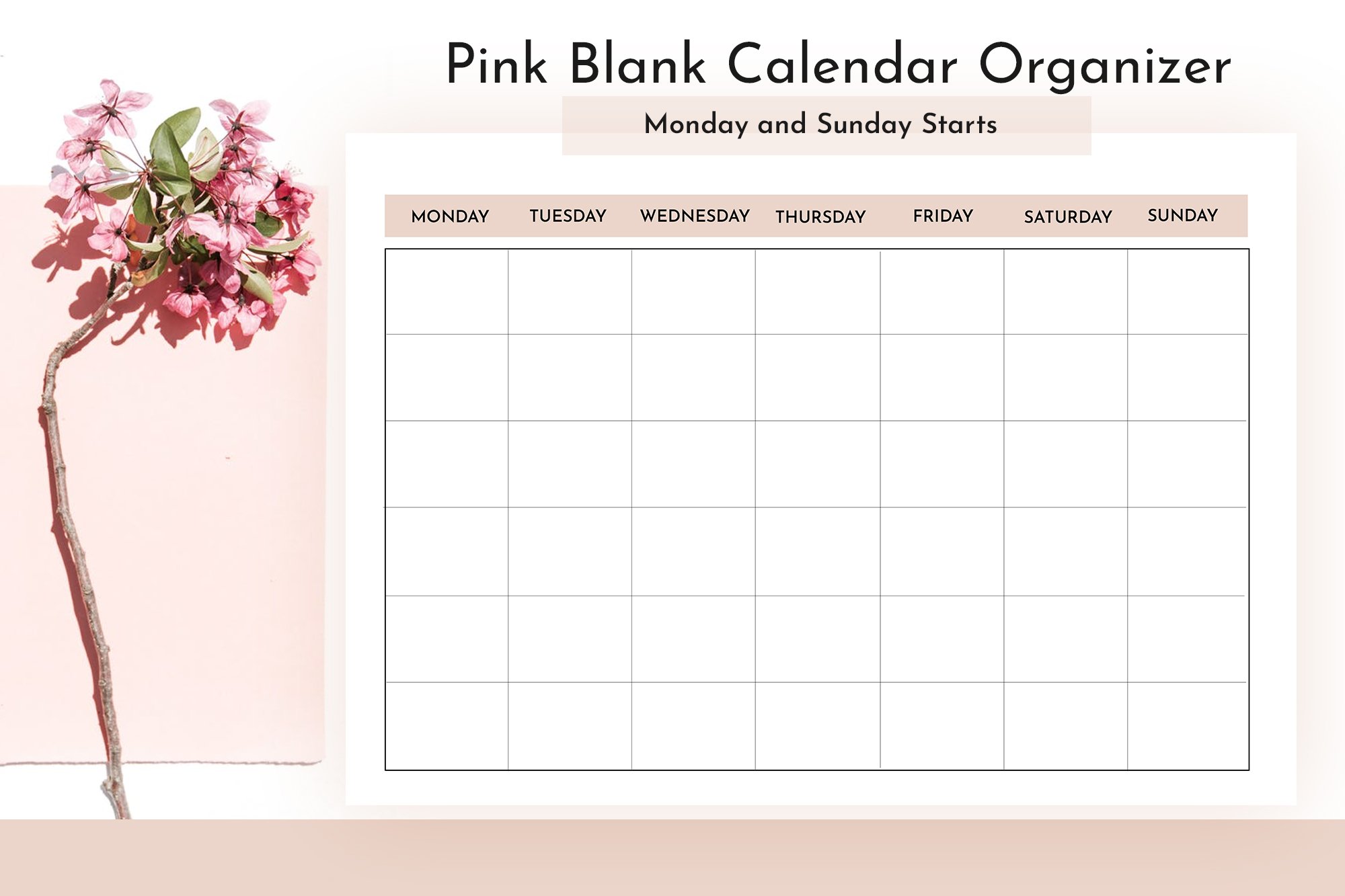 Blank Calendar - Calendar Printable | JPG - PDF (319904) | Printables ...