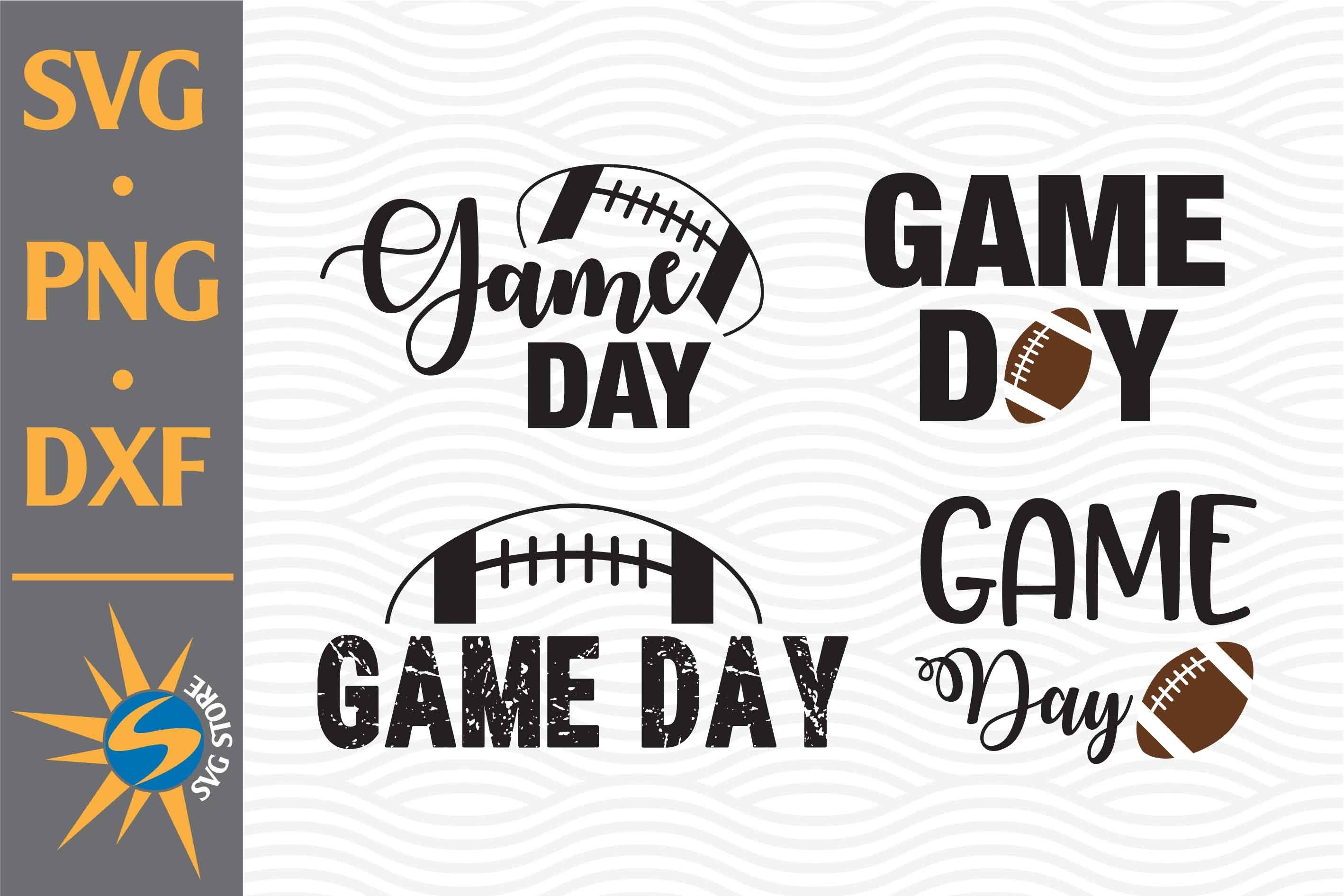 Game Day Football Vibes SVG, PNG, DXF Digital Files Include (723272