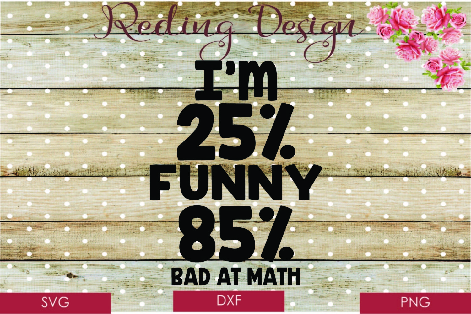 Bad at Math Interference SVG DXF PNG Digital Cut Files (98528) | SVGs ...