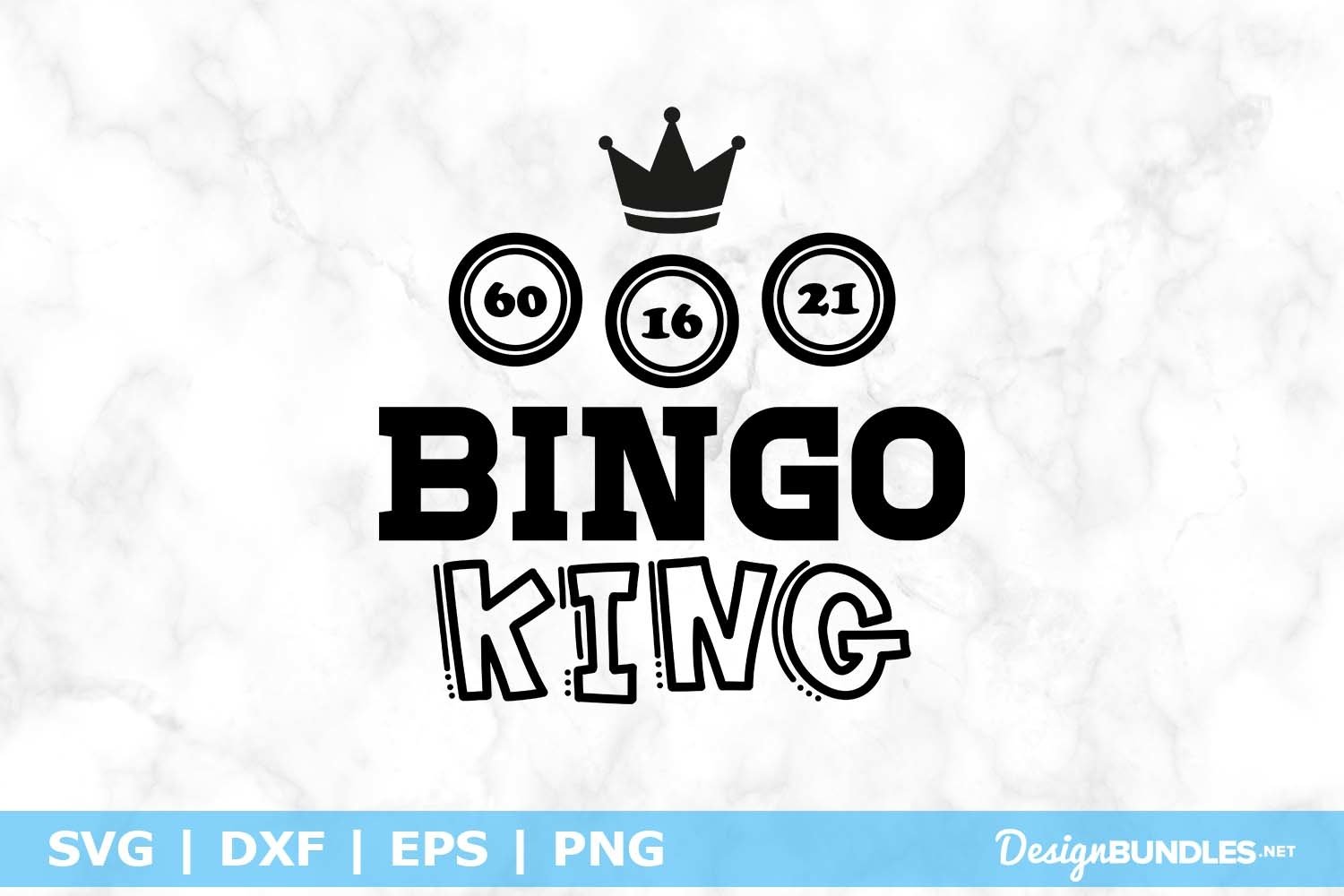 Bingo King SVG File