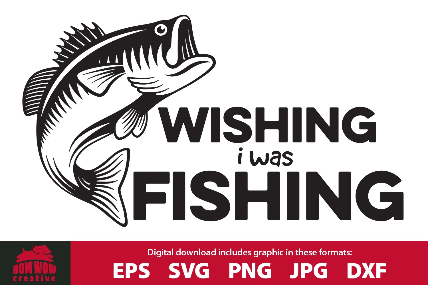 Download Wishing I Was Fishing - Fishing SVG Cutting File & Clipart ...