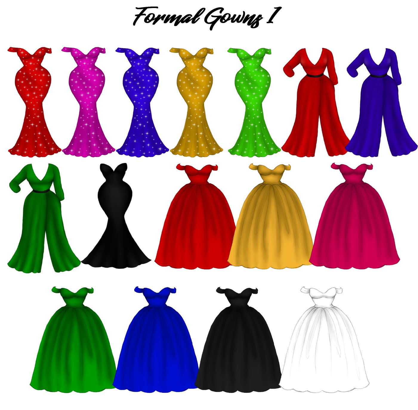 Formal Evening Gown Clipart Best Friends Clipart Fashion PNG