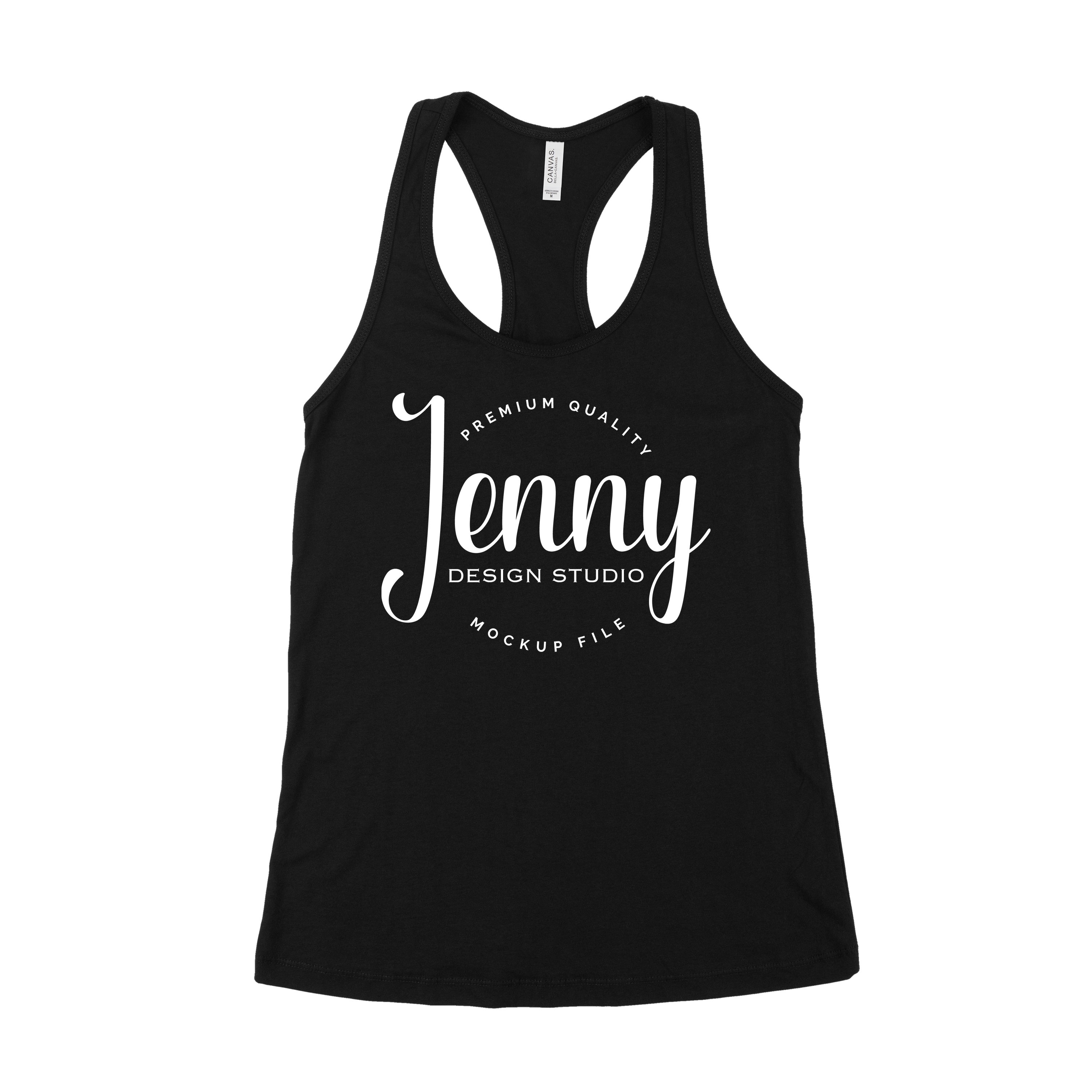 Download Bella Canvas 6008 Mockup Bundle, Women's Racerback Tank ...