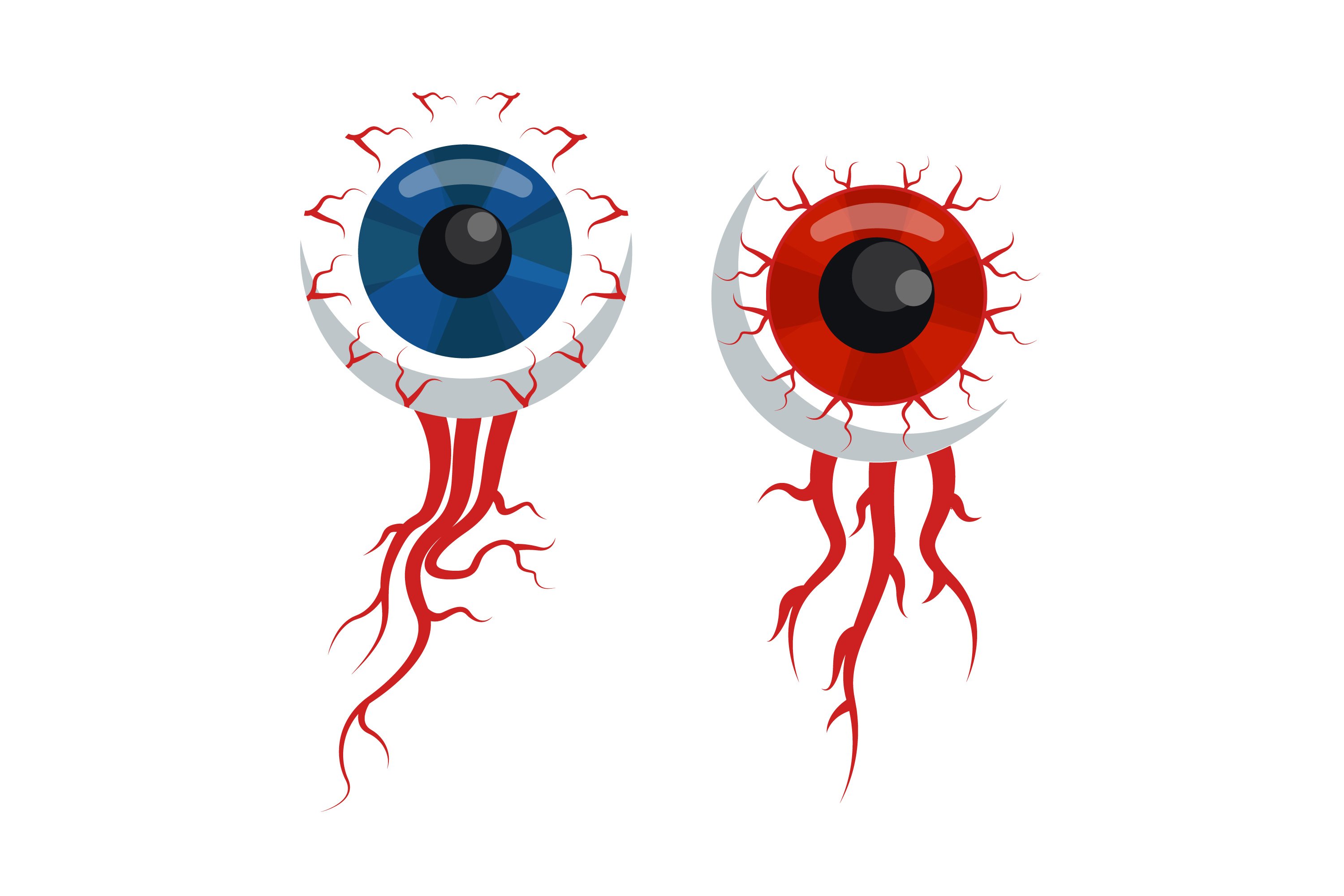 Scary eyeball illustrations Scary eyeball illustrations