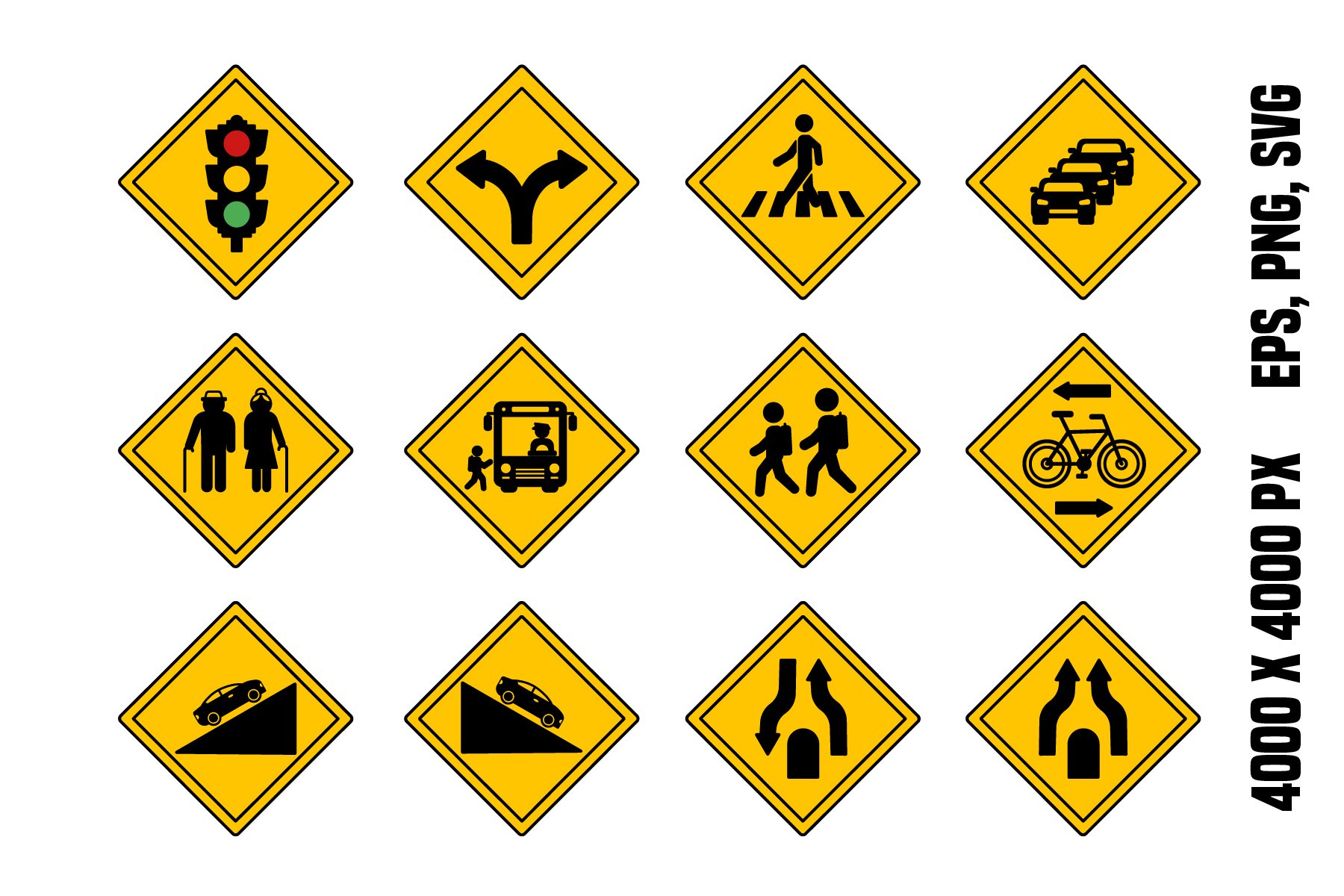 Road sign,steep hill ahead,warning sign,blank sign,signage - free image  from needpix.com, image size:1800x1200