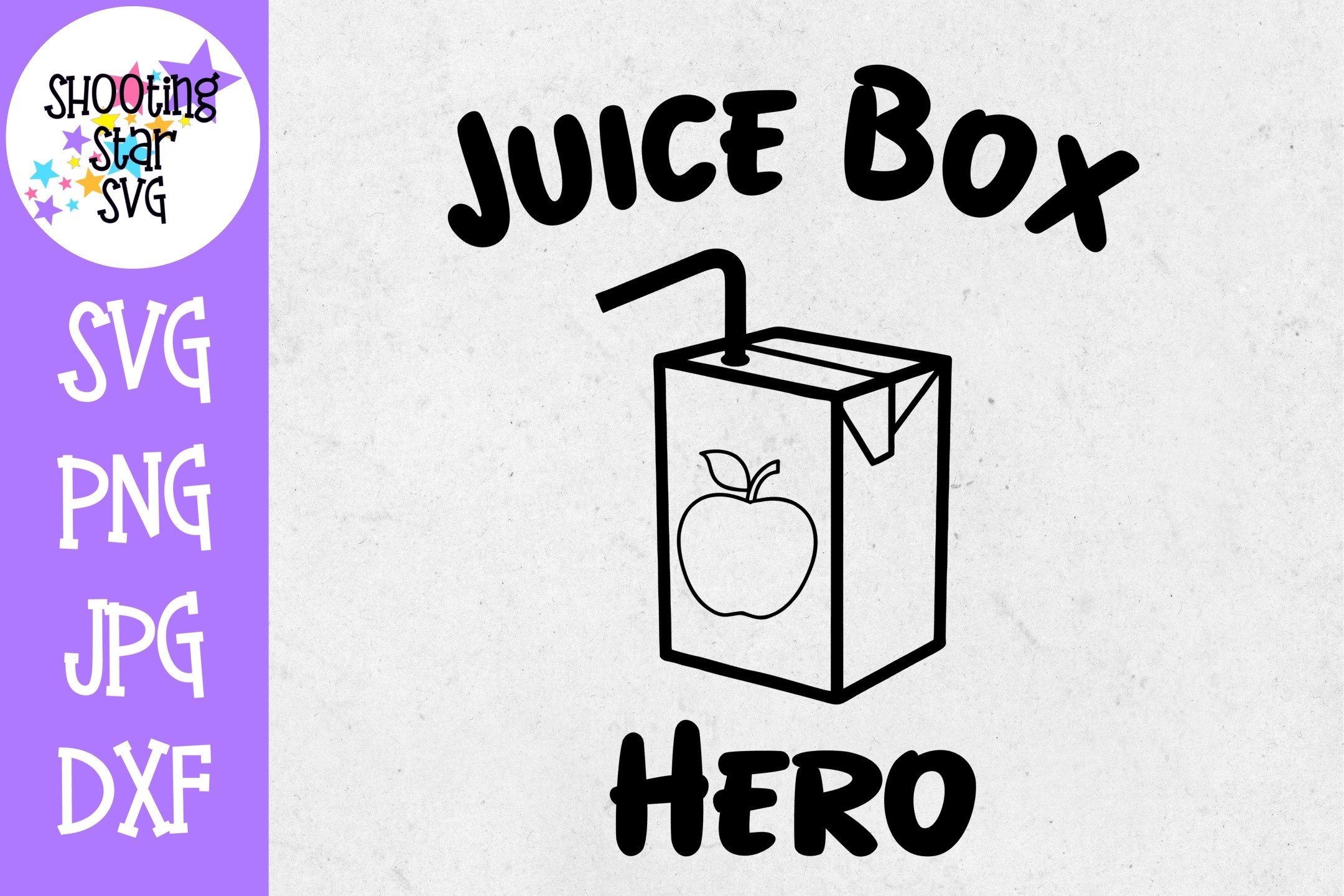 Juice Box Hero SVG Funny Children's SVG (345877) Cut Files Design