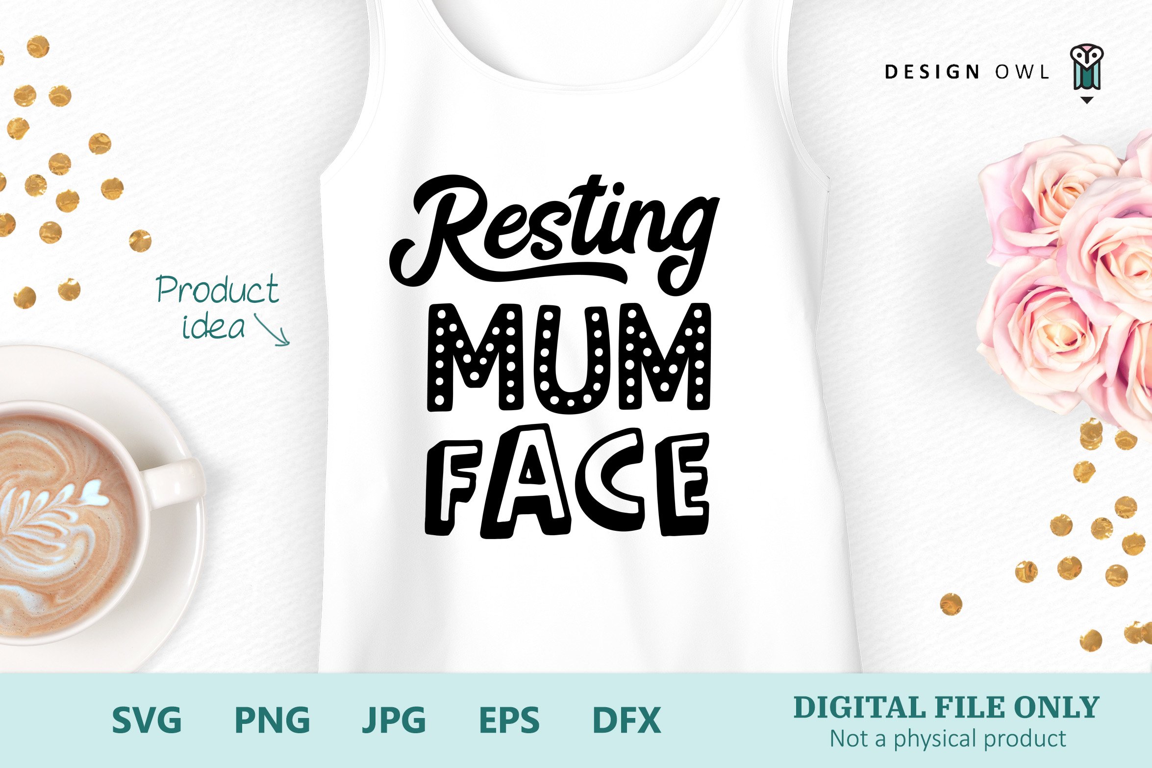 Download Resting Mum Face Funny Svg File 897054 Cut Files Design Bundles