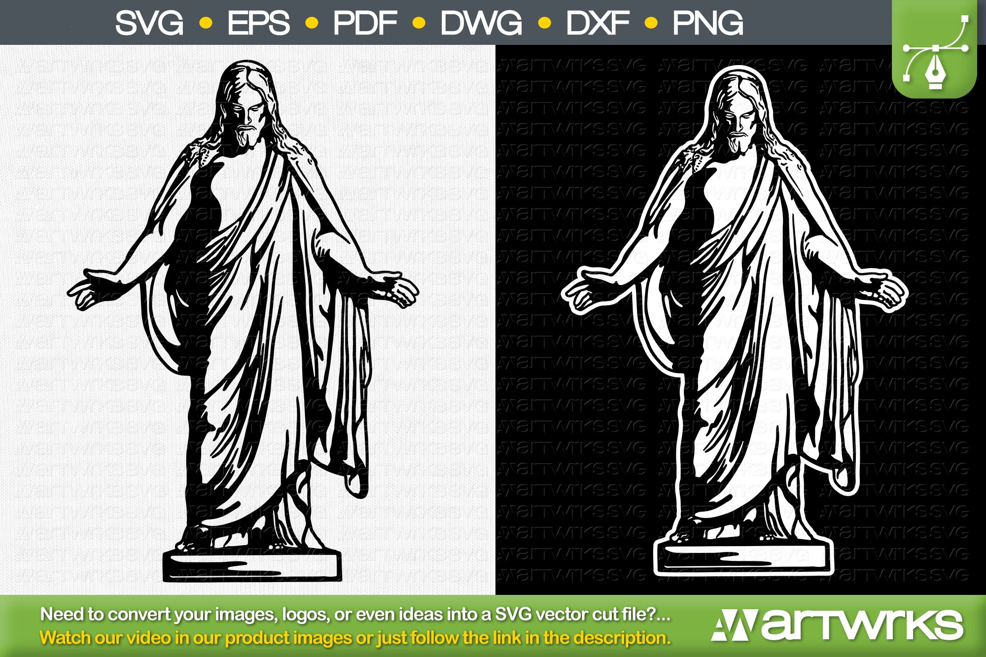 Christus Cut File Jesus SVG Religious SVG by Artworks SVG (1103181