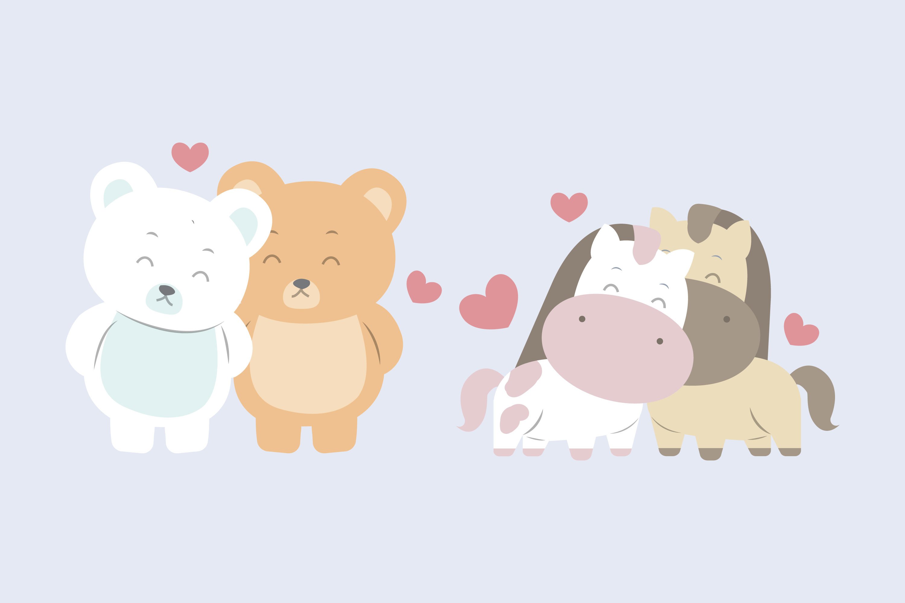Cute Animal Couples