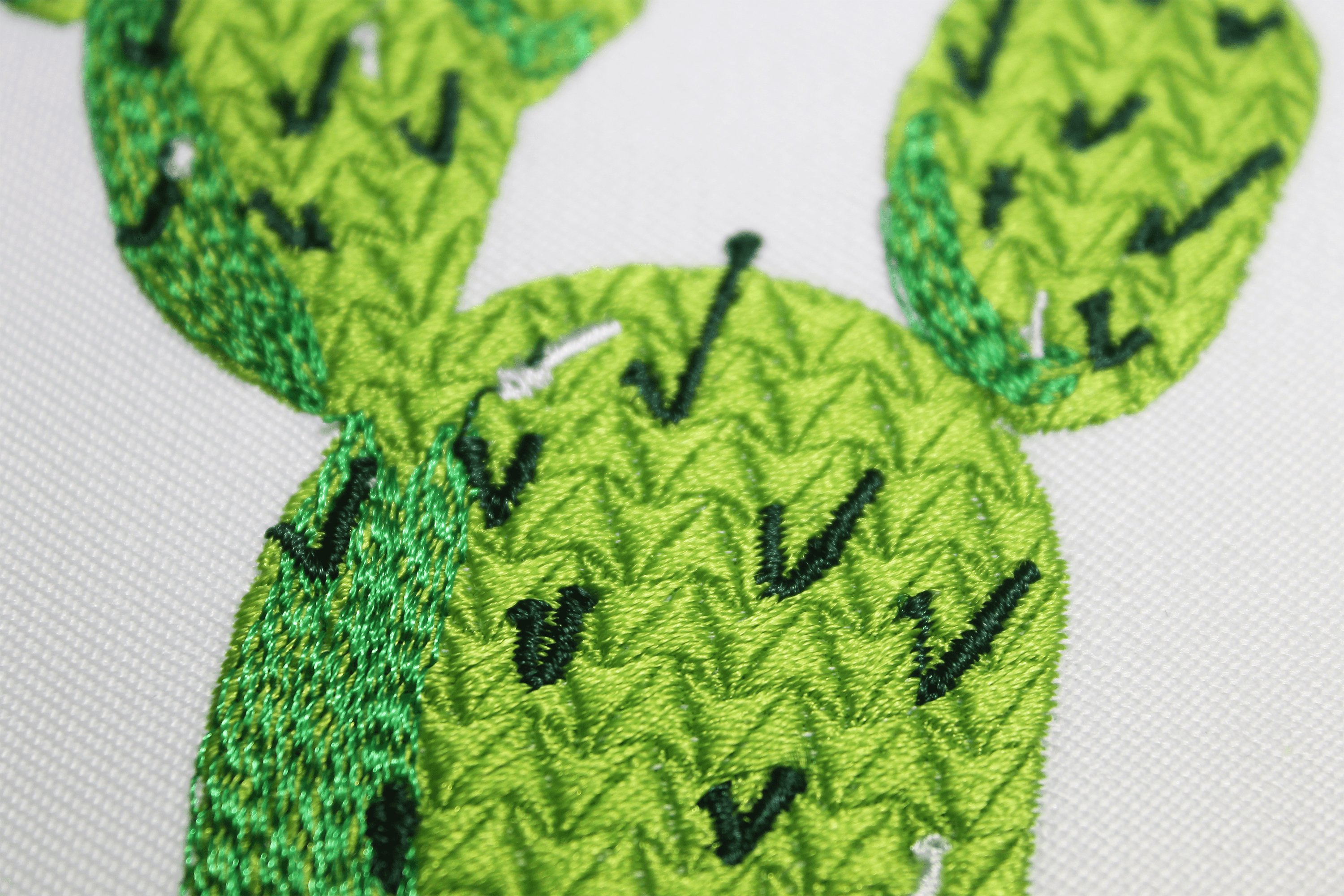 Cactus Flower embroidery 3 sizes