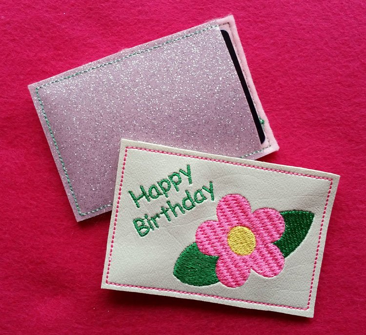 ITH Flower Birthday Gift Card Holder Birthday Gift Card Holder