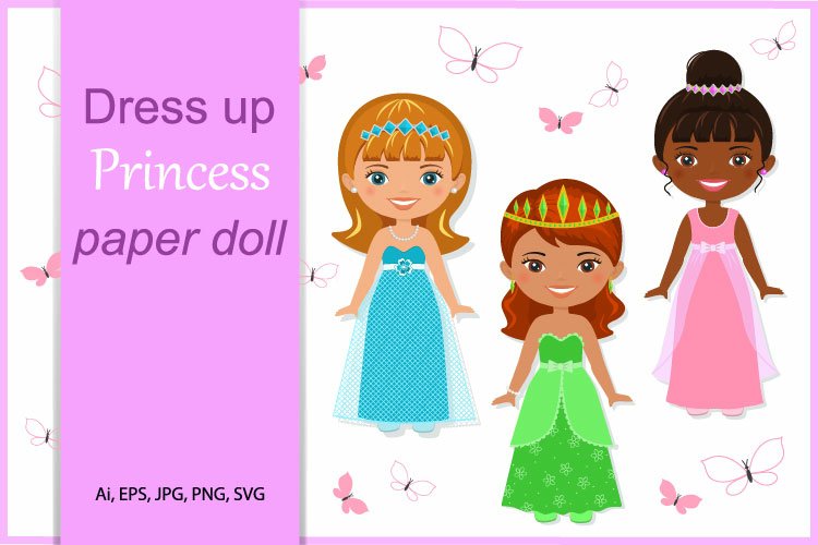 open lace back dress Princess Paper Dolls: Cut & Dress up| Fashion Activity Book| Paper dolls  for kids: CHO, YERAM: 9798856795188: Amazon.com: Books main image 0
