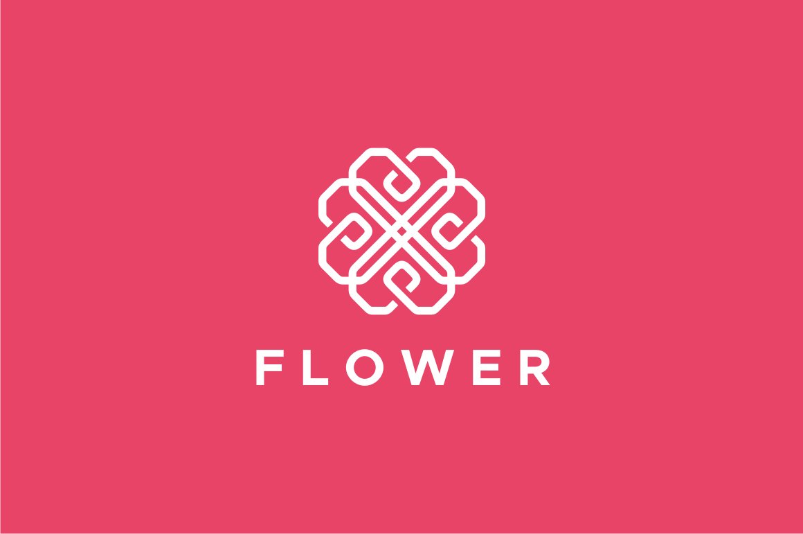 Abstract Flower Logo (854514) Logos Design Bundles