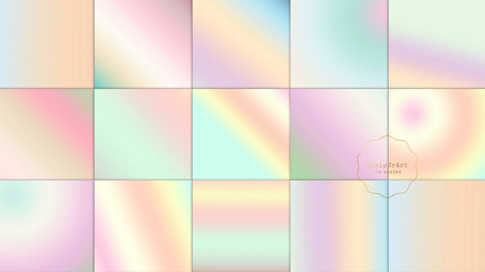 Pastel Gradient Papers (182702) Backgrounds Design Bundles
