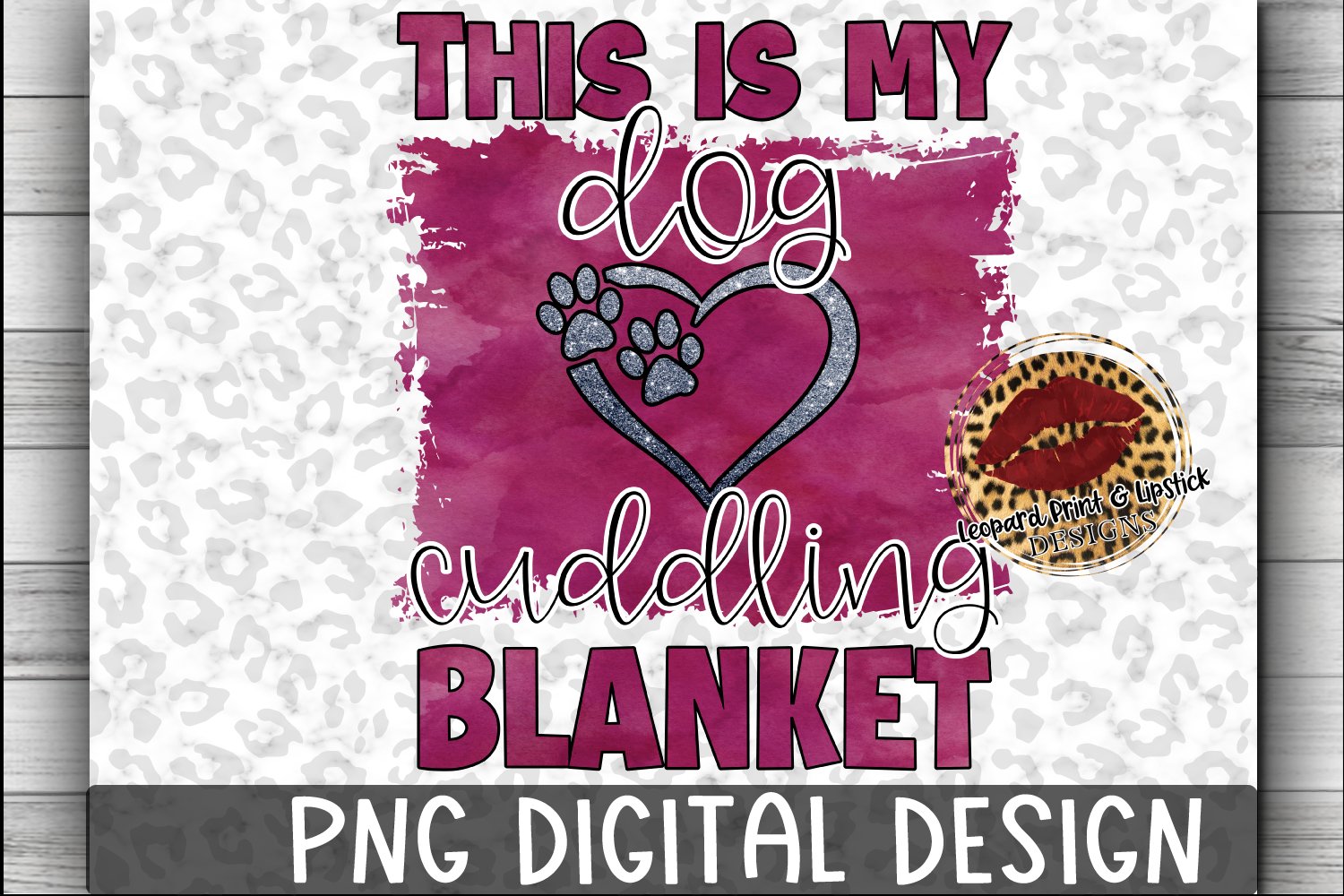 Sublimation This is My Dog Cuddling Blanket (1130428) Sublimation