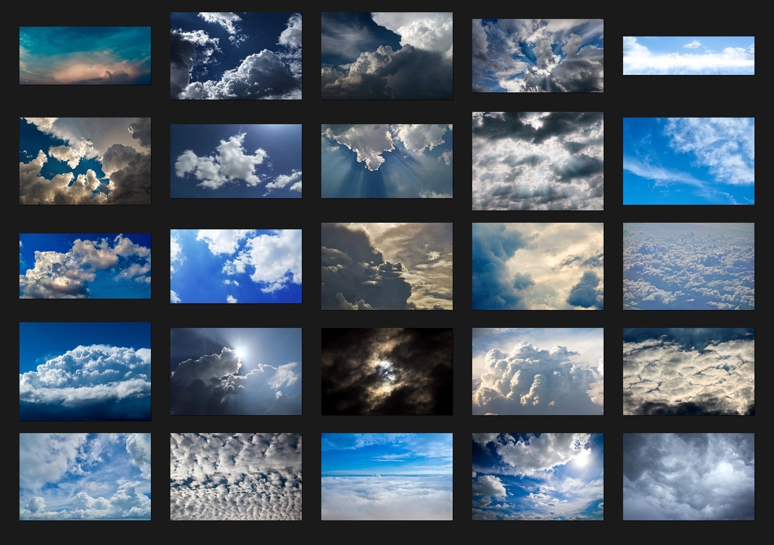 200 SKY, CLOUDS OVERLAYS, BACKDROPS, BACKGROUNDS (531269) Nature Design Bundles