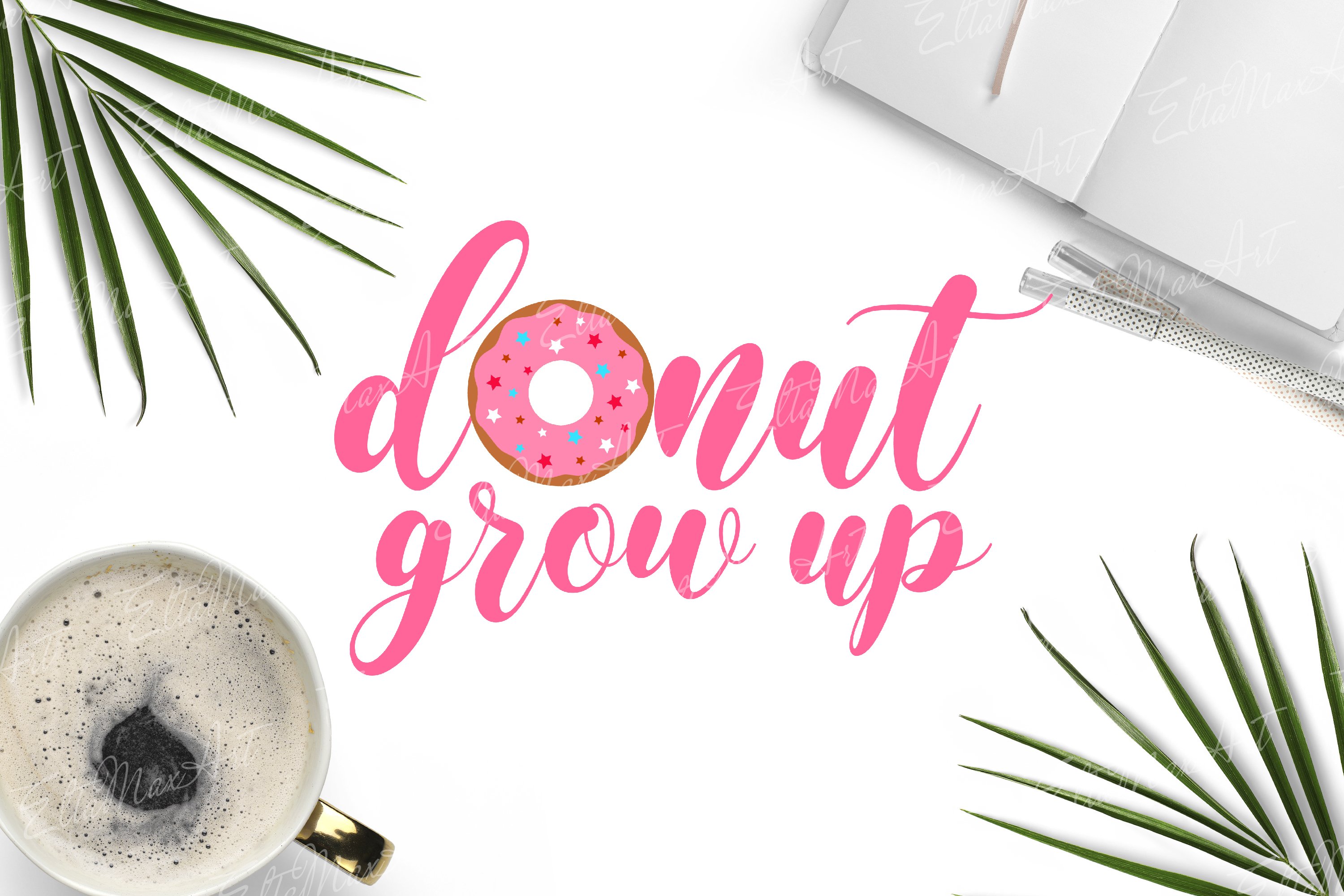 Download Donut Grow Up Svg Baby Birthday Svg Donut Svg Sprinkle 576048 Cut Files Design Bundles