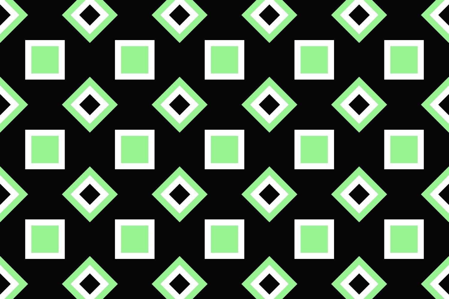 16 Seamless ThreeTone Square Patterns (320594) | Patterns | Design Bundles