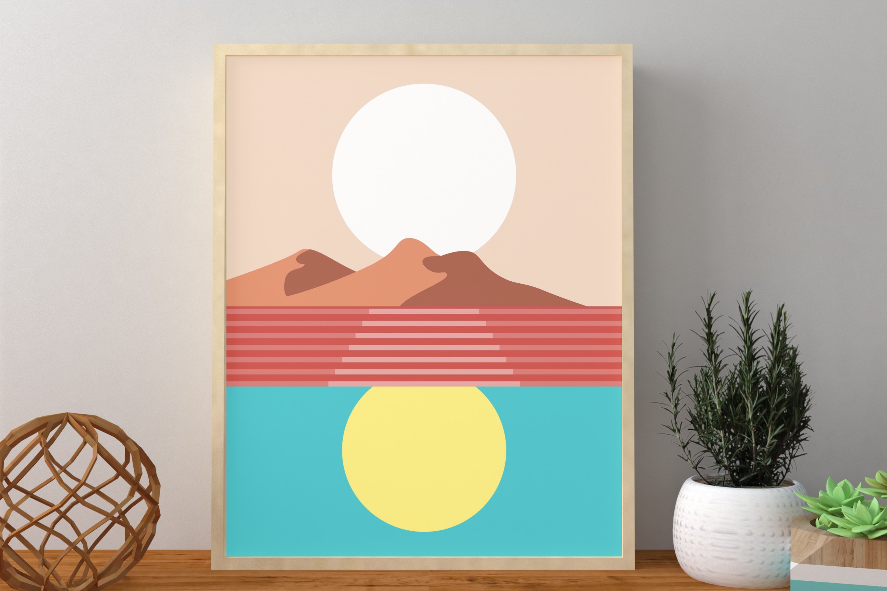 Sunset Wall Art, Sunset Wall Decor, Sun Wall Art (905164) Printables