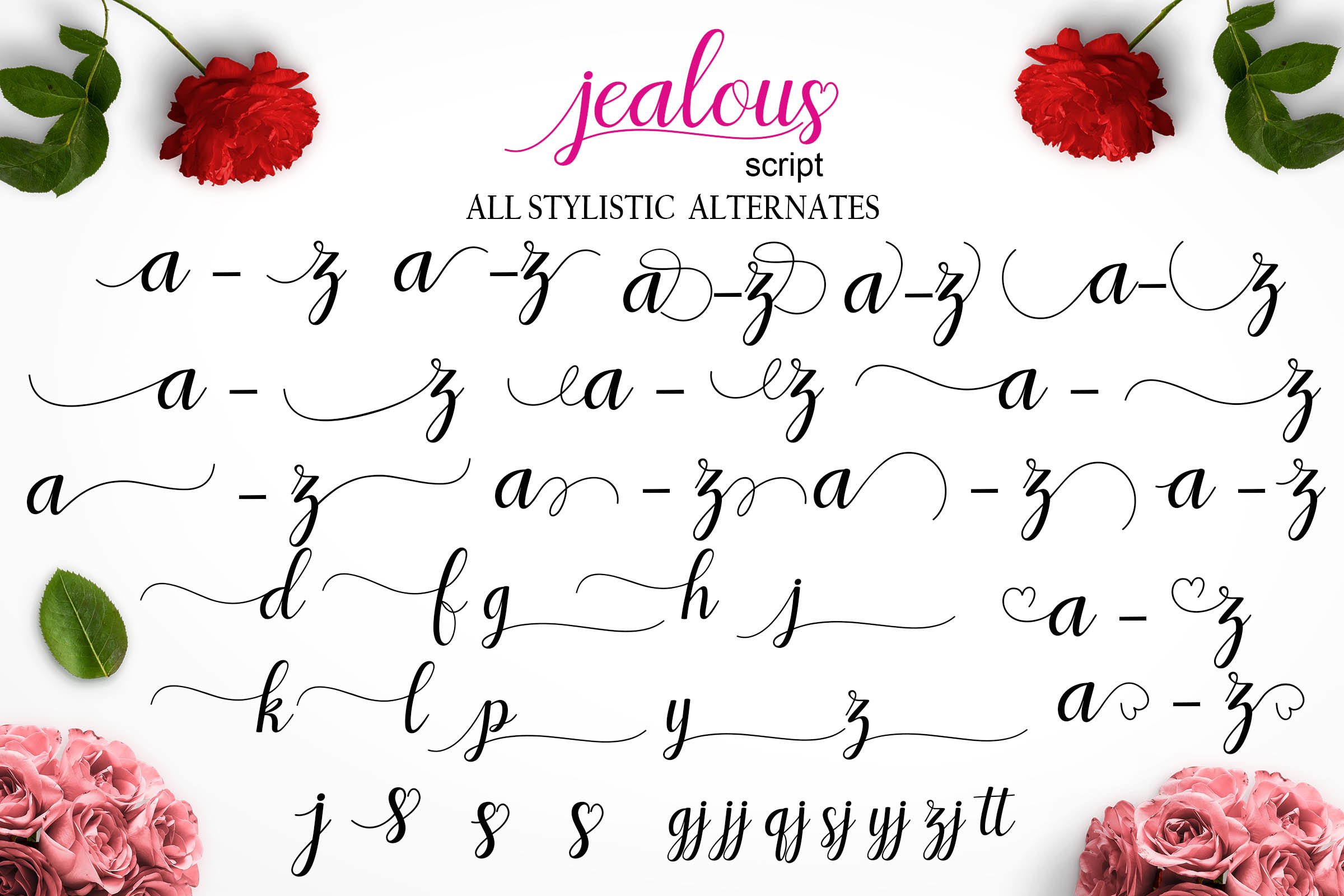 Download Jealous Script 52208 Script Font Bundles SVG Cut Files