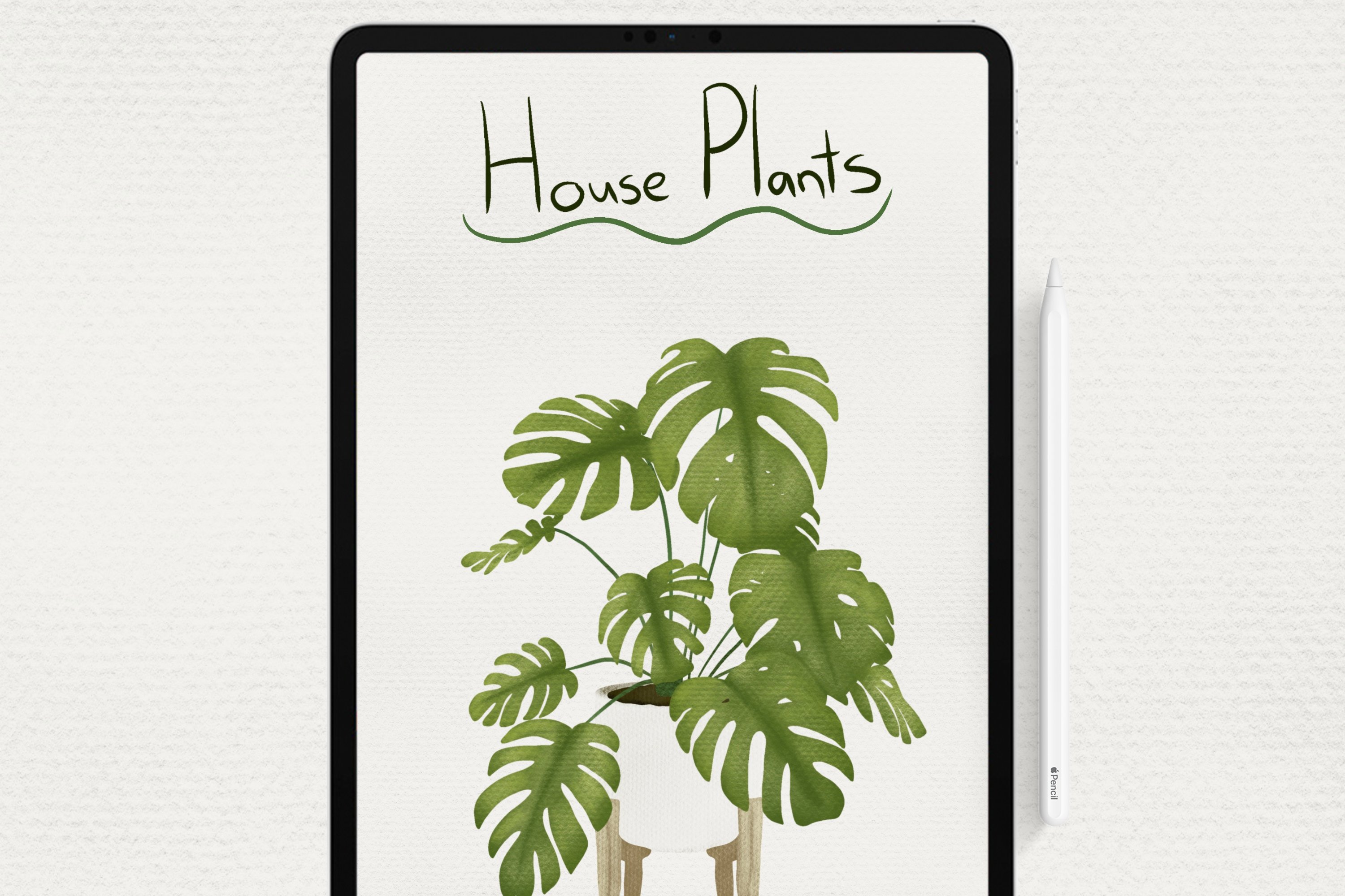 House PlantsPre-Cropped Digital Stickers for GoodNotes (1016038