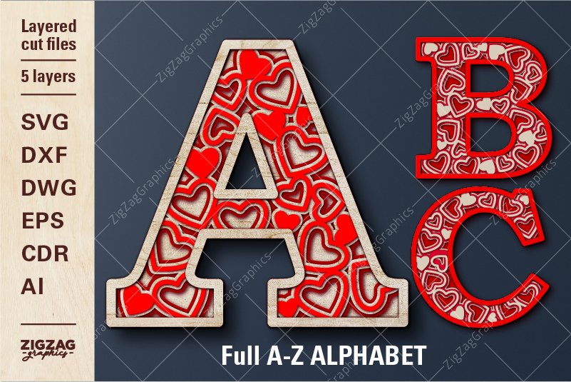 3d-layered-wedding-alphabet-