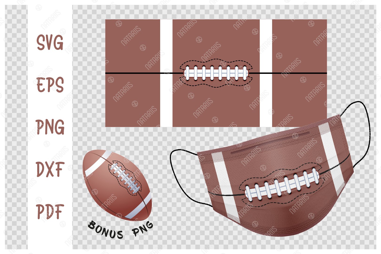 Download Svg American Football Ball Background Design For Face Mask 775192 Sublimation Design Bundles PSD Mockup Templates