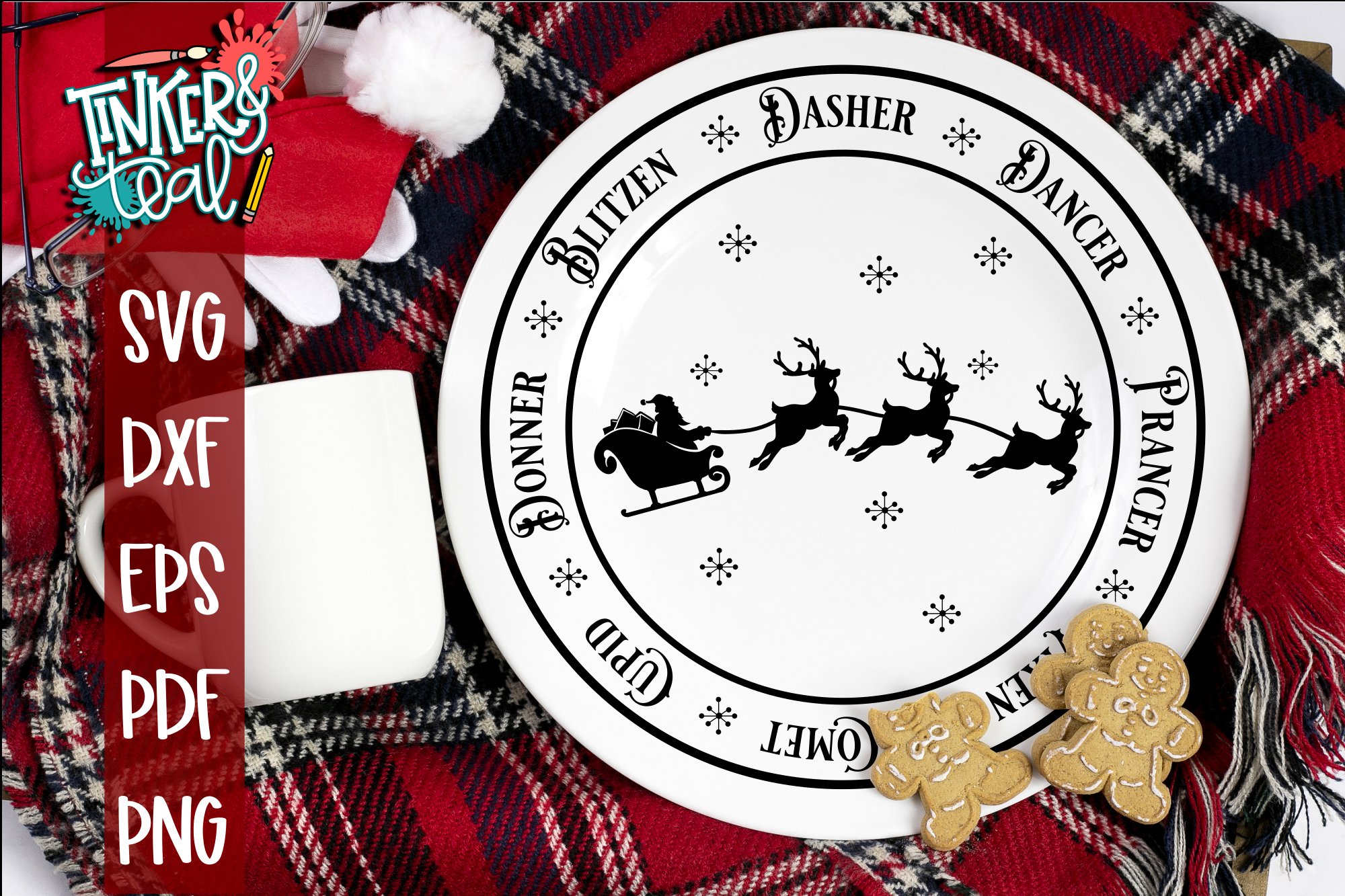 Christmas Plate SVG Bundle (162976) SVGs Design Bundles