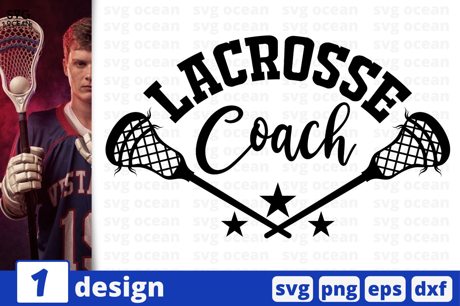 Lacrosse coach SVG cut files Lacrosse sticks print (729949) Cut