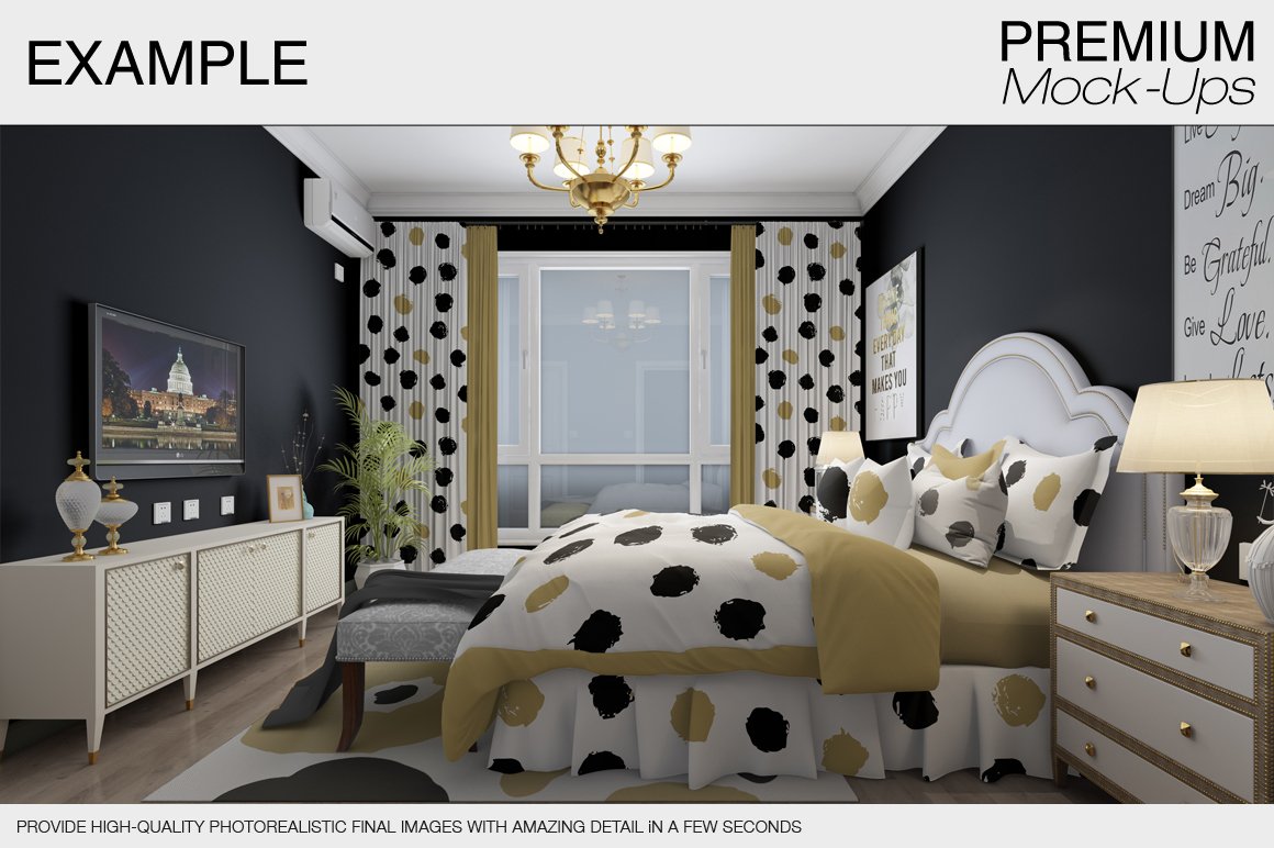 Bedding Mockup Set example image 12
