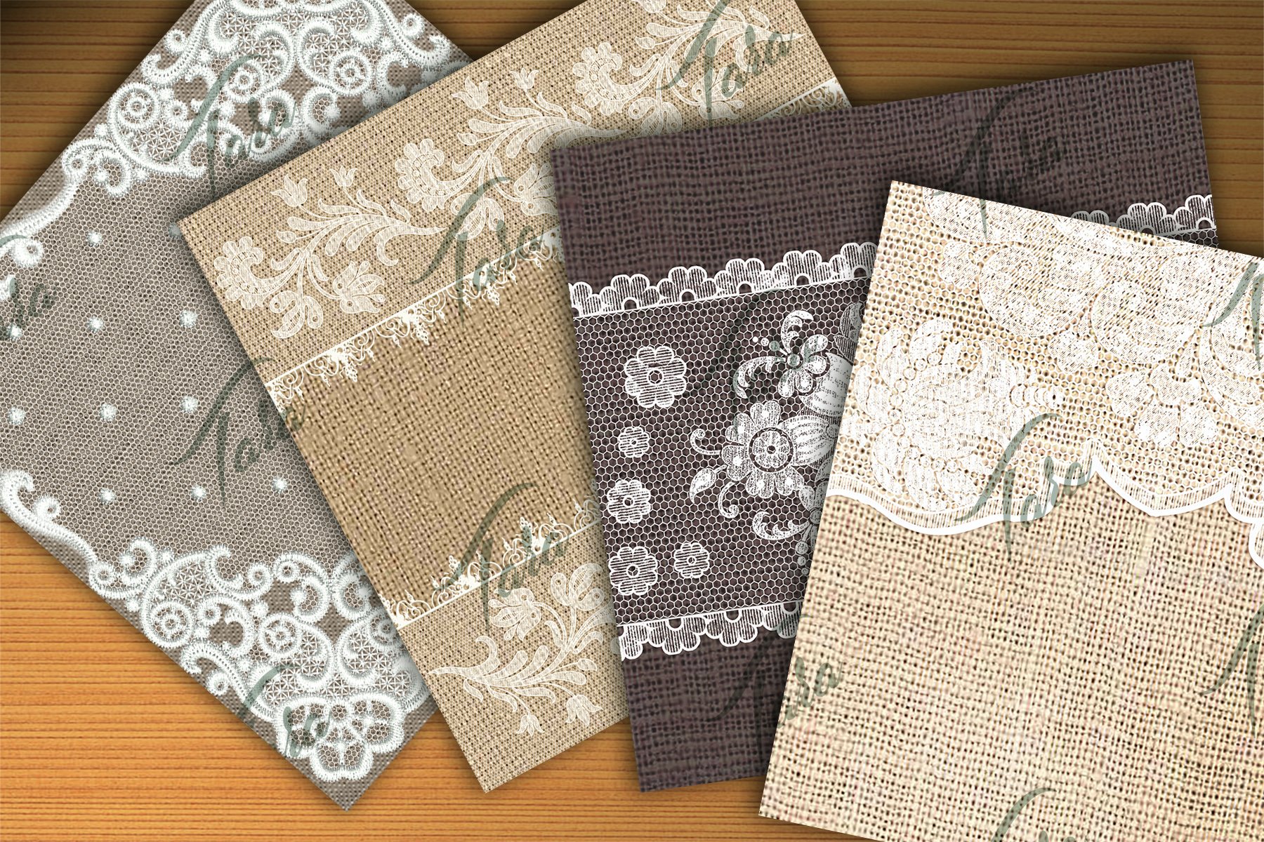 Lace & Linen (554462) Textures Design Bundles