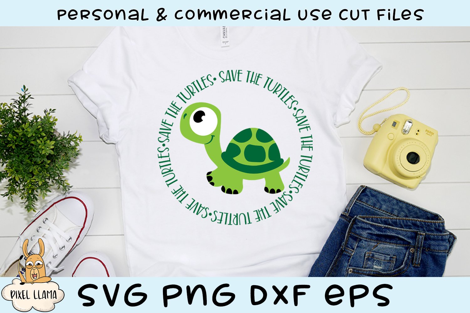 Save The Turtles VSCO Girl SVG (390012) SVGs Design Bundles
