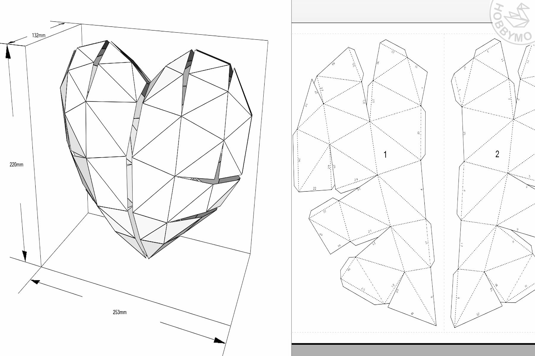DIY Paper Rabbit 3D Papercraft Printable PDF