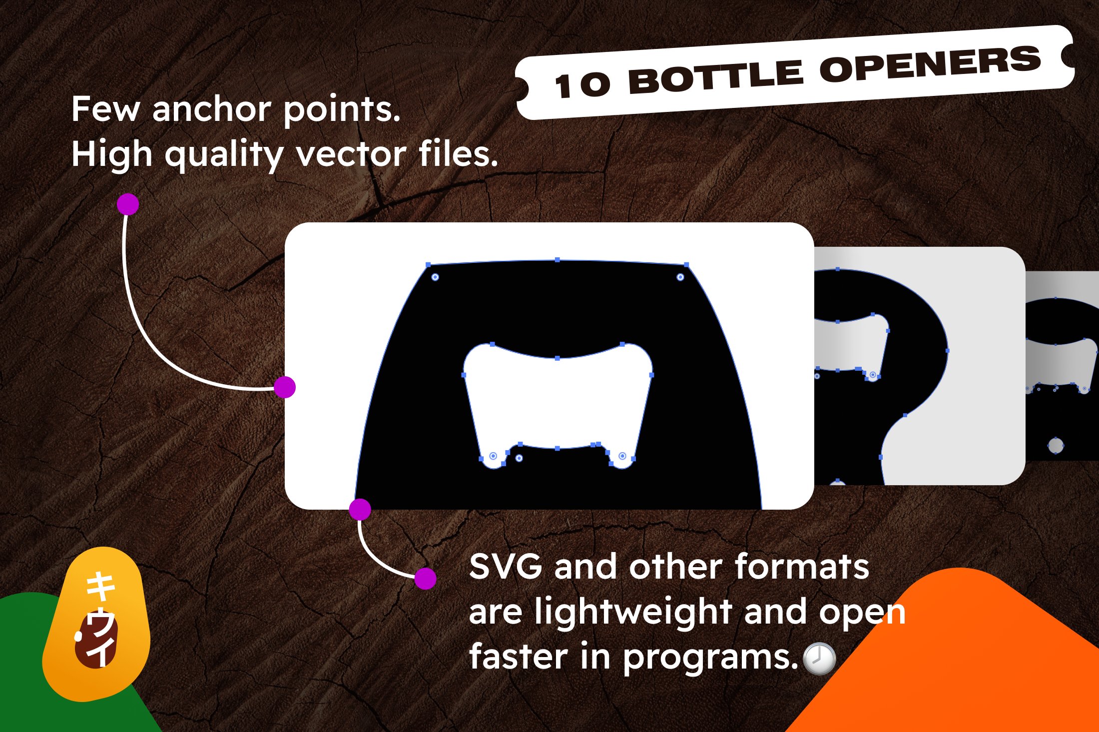 Bottle opener SVG, Laser cut template, Cnc cutting file