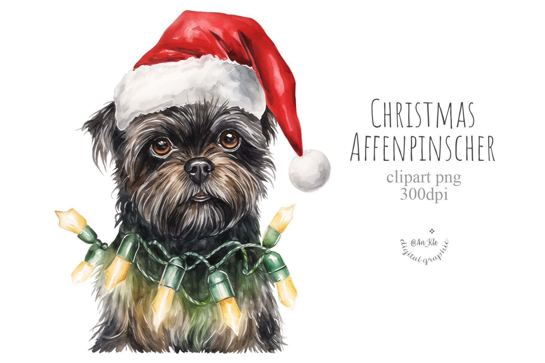 Christmas Affenpinscher (2974296)