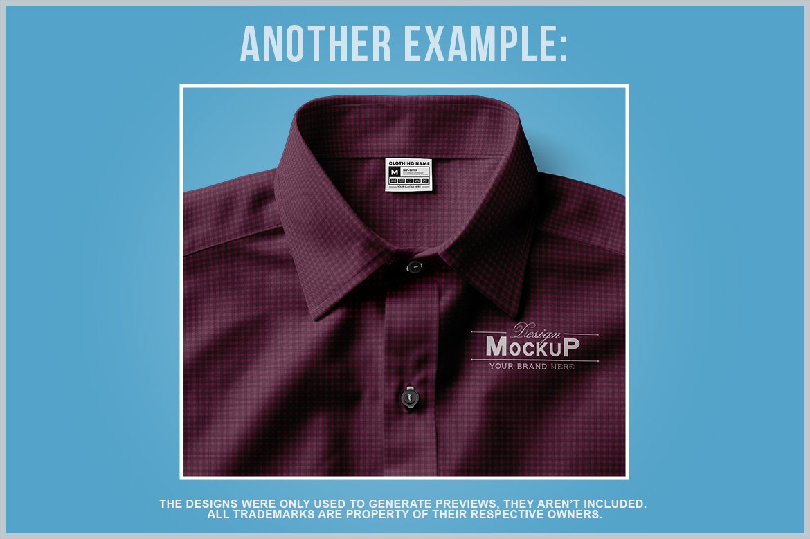 Dress Shirt Close-up Mockup