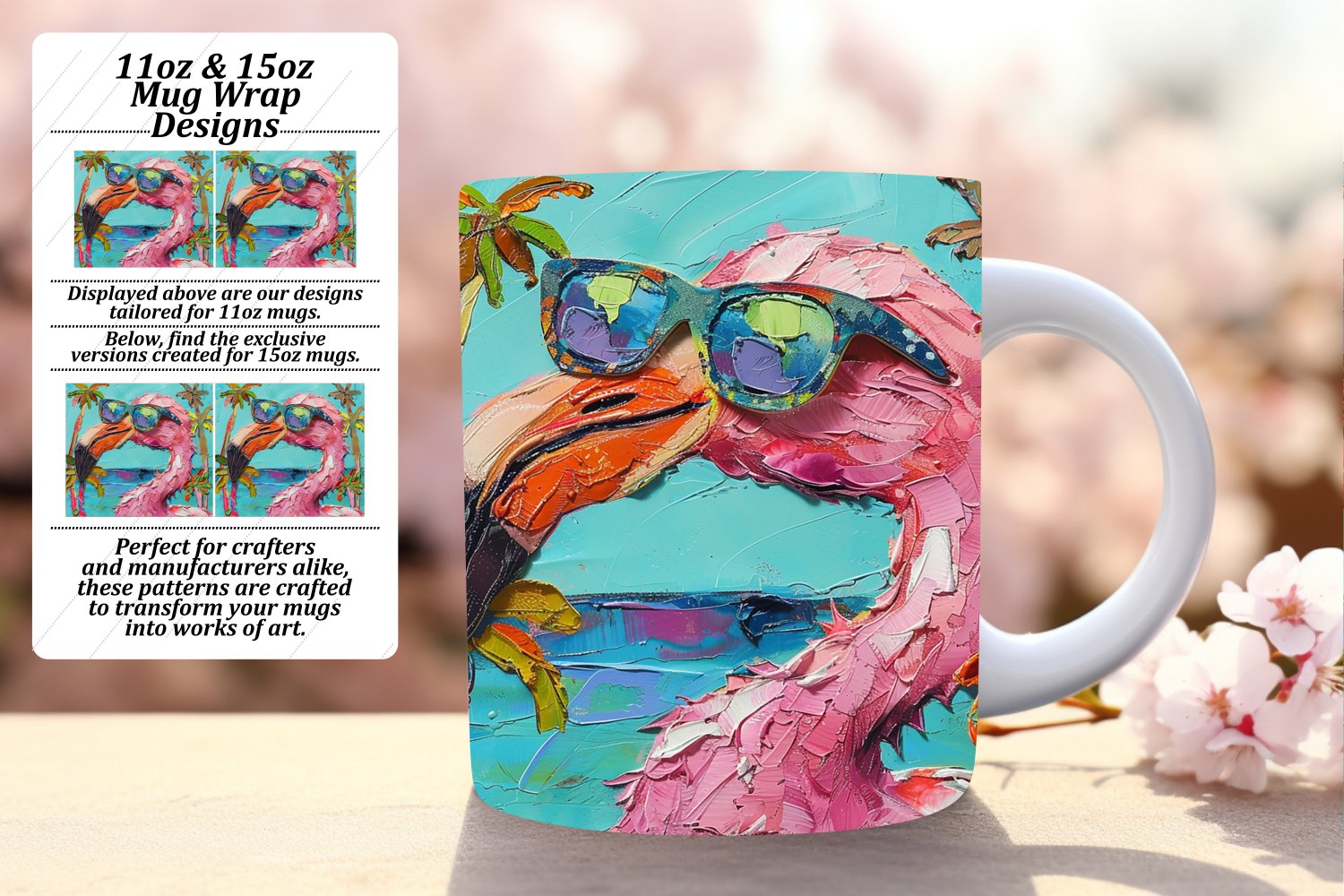 Holiday Flamingo Sublimation - Beachy Bliss (3758653)