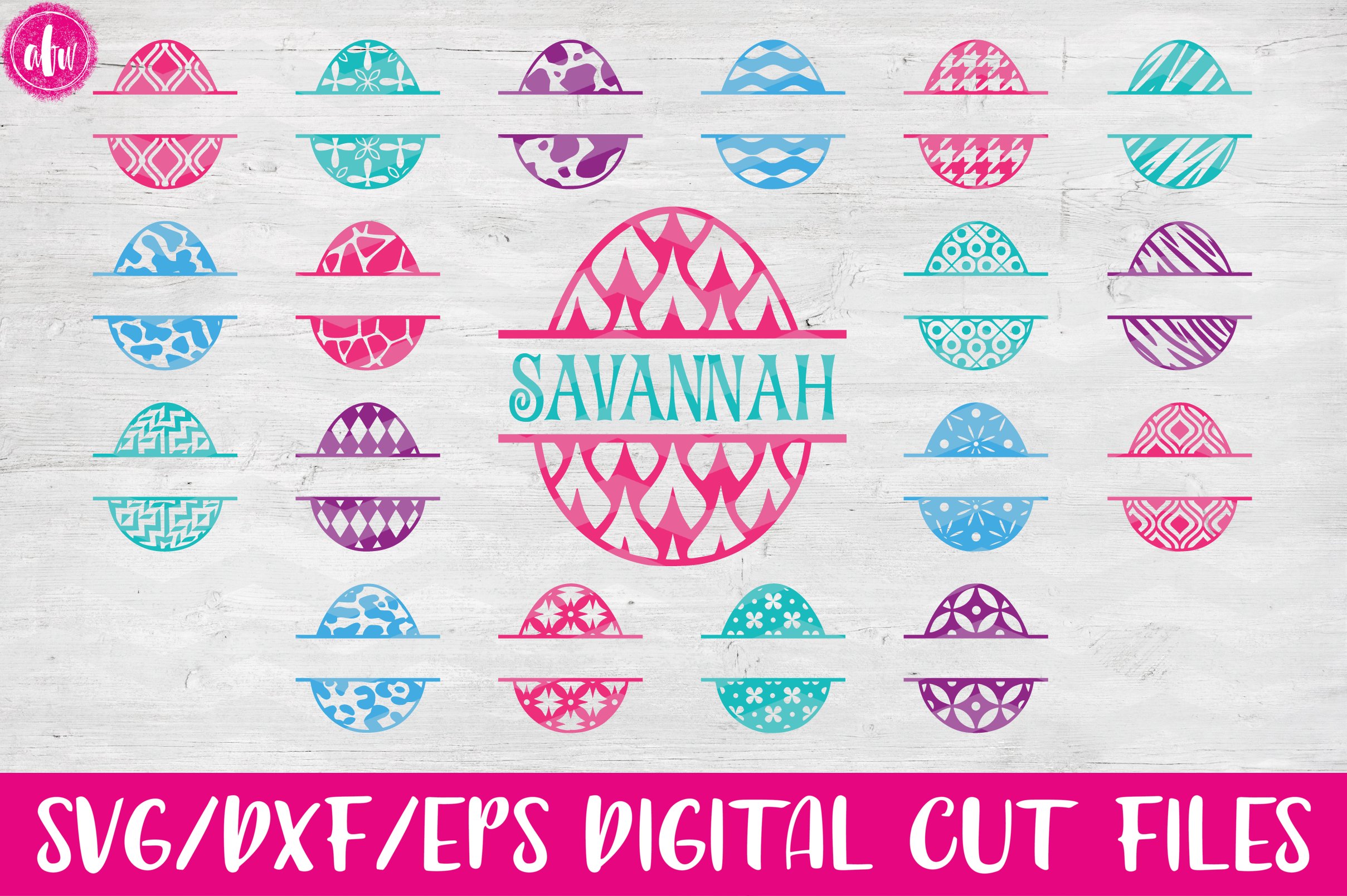 Download Split Easter Eggs Bundle Svg Dxf Eps Cut Files 14396 Svgs Design Bundles
