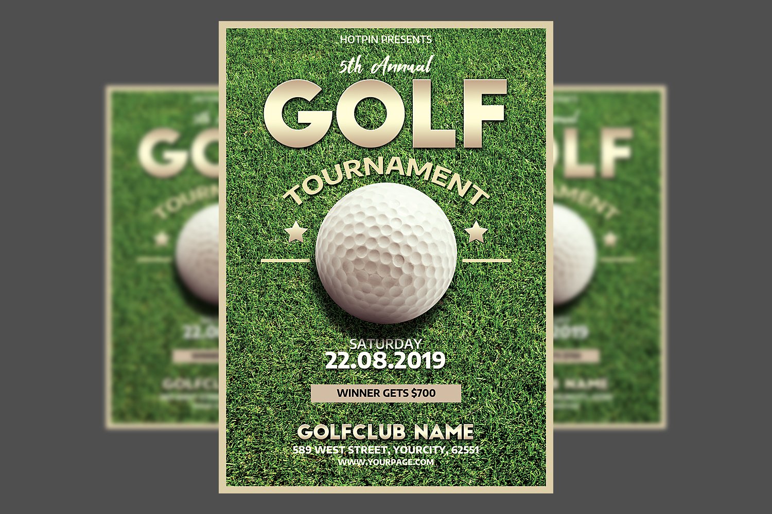 Printable Golf Tournament Flyer Golf Event Flyer Template 