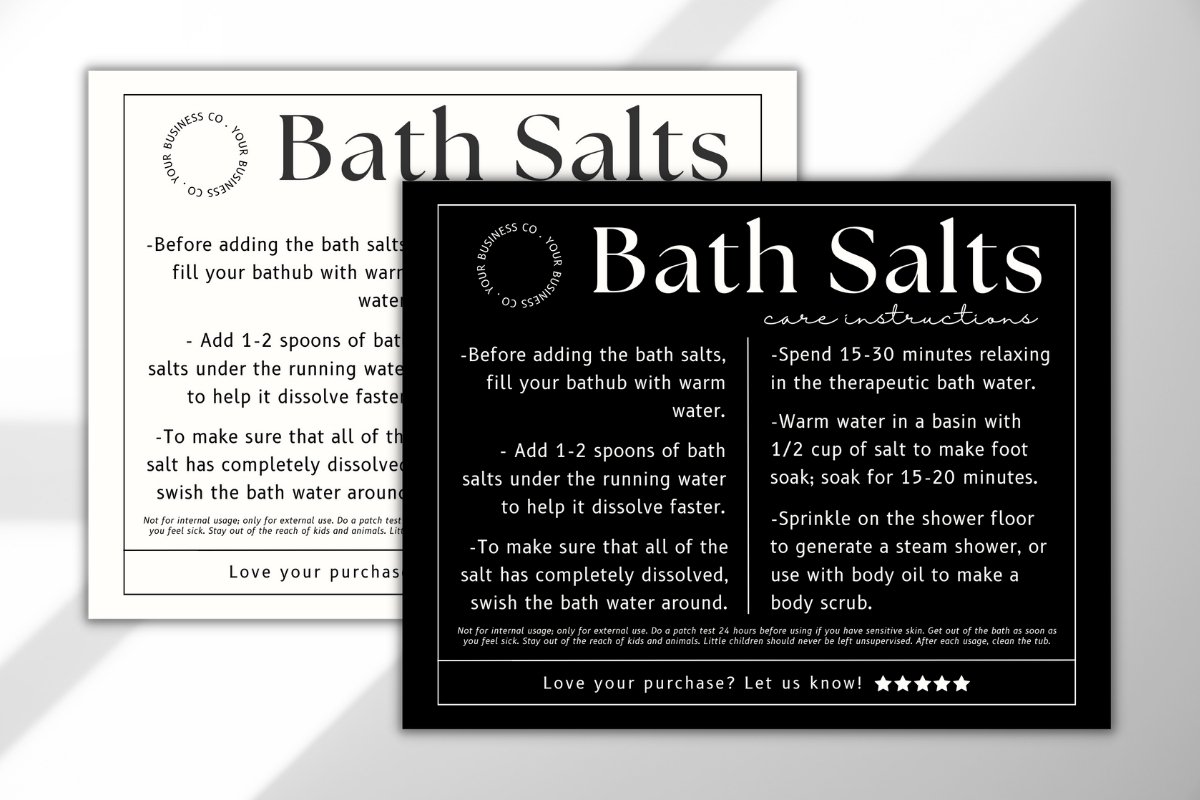editable-bath-salts-care-card-canva-template-2481871 for Customizable Free Printable Bath Salt Labels Editable Bath Salts Care Card Canva Template - (2481871) for Customizable Free Printable Bath Salt Labels
