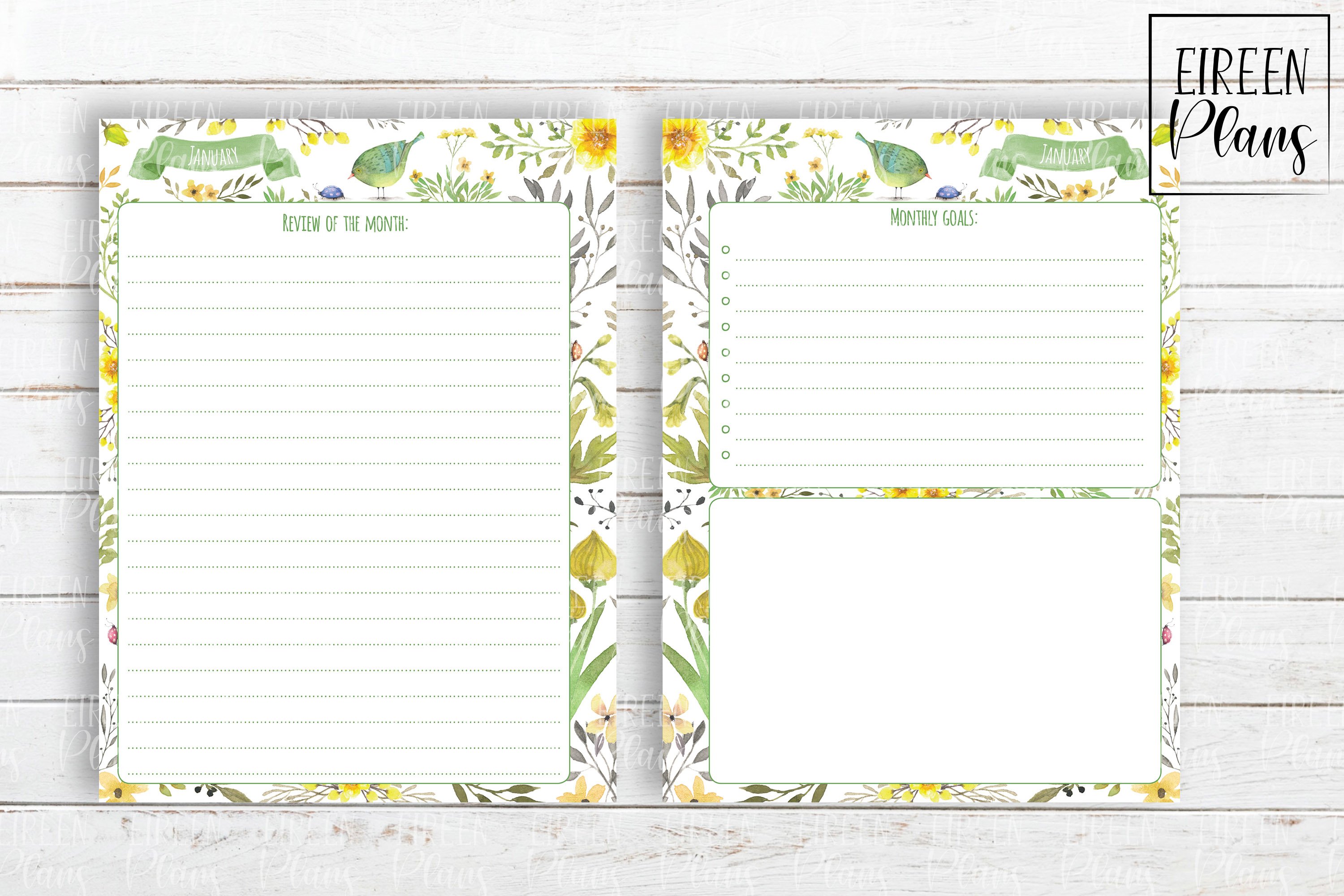 2020, 2021, 2022, 2023 Monthly Classic Happy Planner (387410