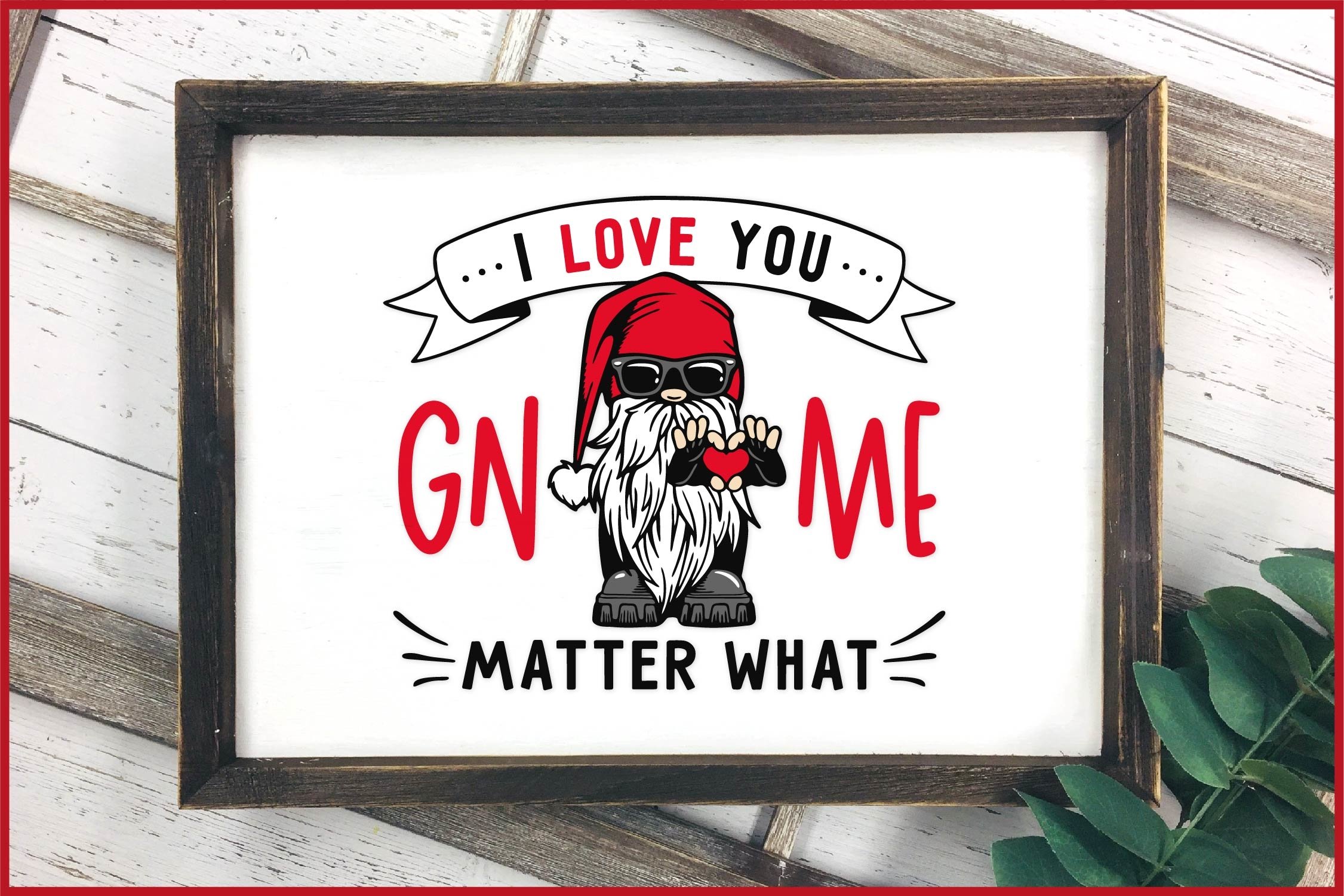 Gnome Matter What Valentine's Embroidery Gnome Matter What Valentine's Embroidery