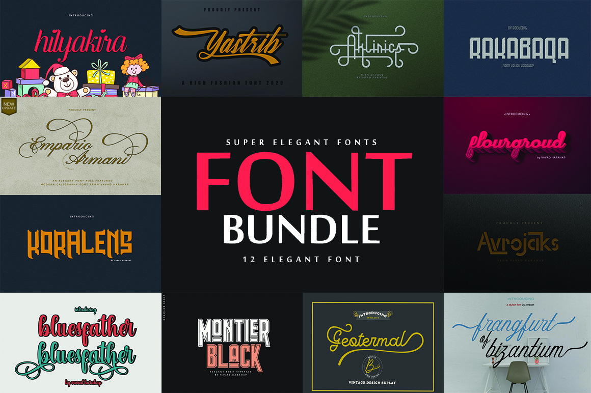 Elegant Font Pack
