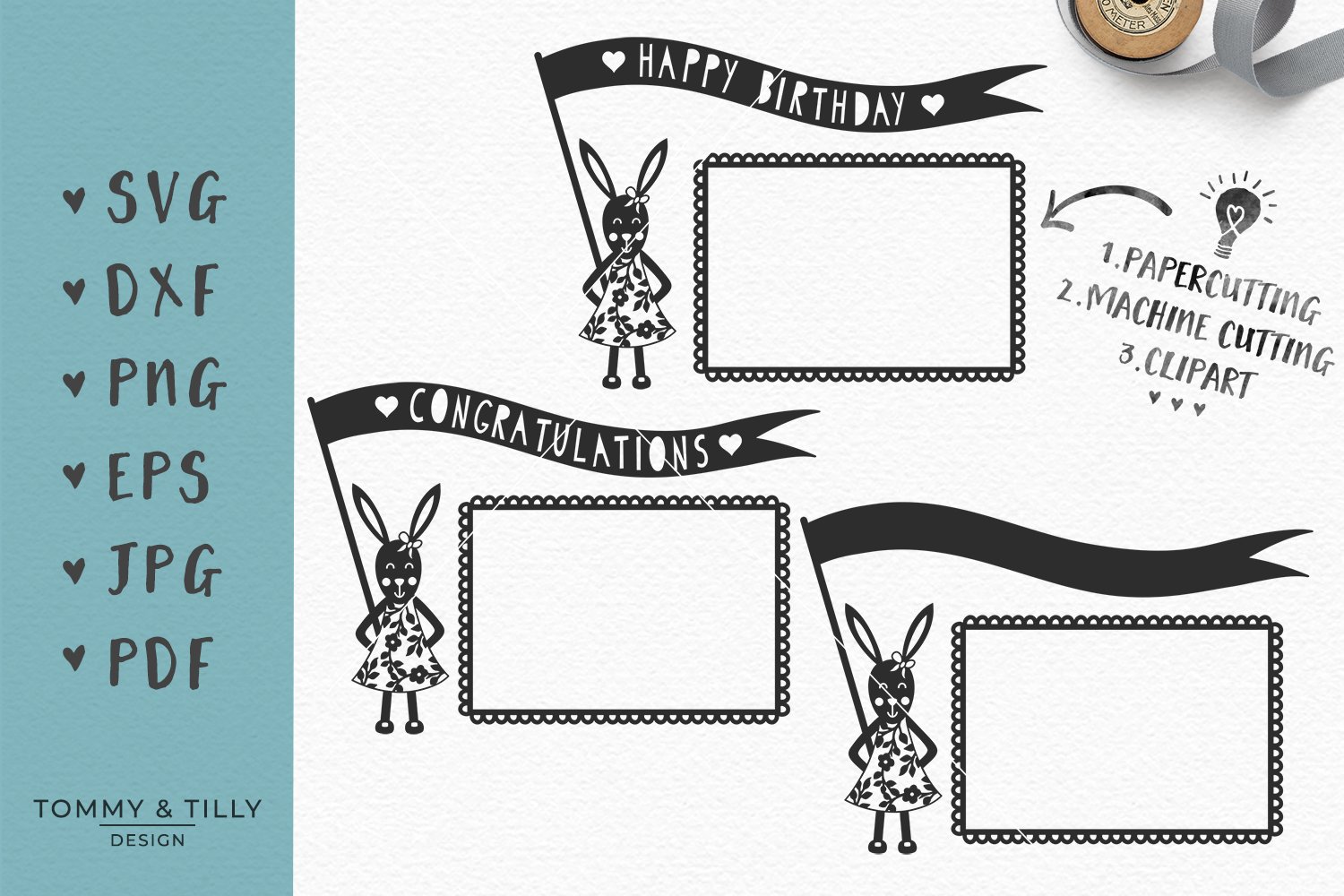 Free Free Bunny Banner Svg 315 SVG PNG EPS DXF File
