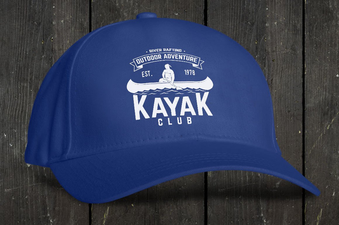 canoe and kayak club badges 576652 logos design bundles