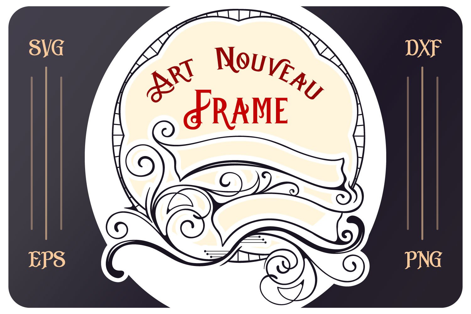 Download Art Nouveau Svg Cut File 423893 Illustrations Design Bundles